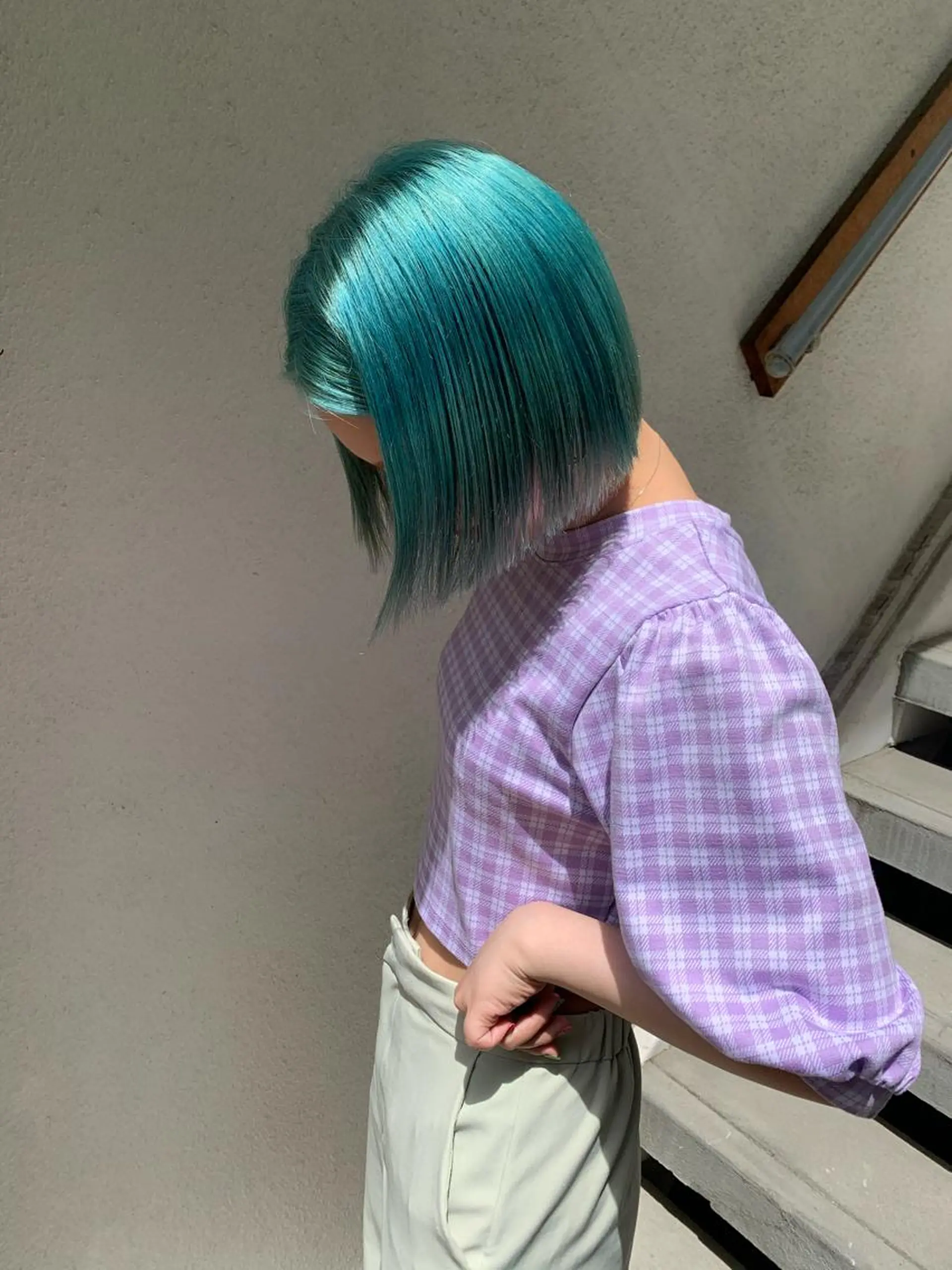 ミディアム カラー ブリーチカラーが人気 onnuのヘアスタイル