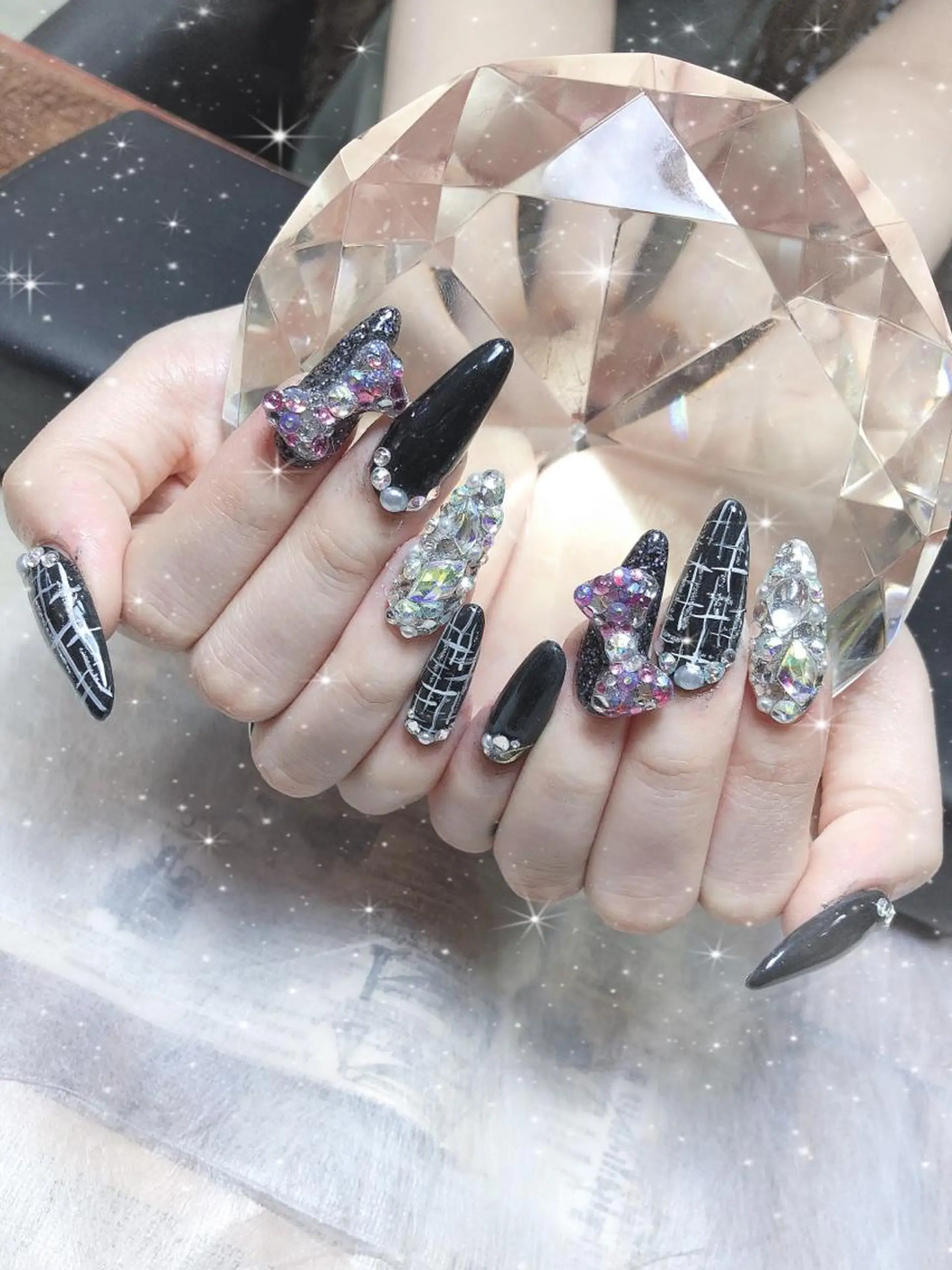 ロング ネイル ハンドネイル 《LB》ラブリエ Nail&eyeのマツエク・マツパデザイン