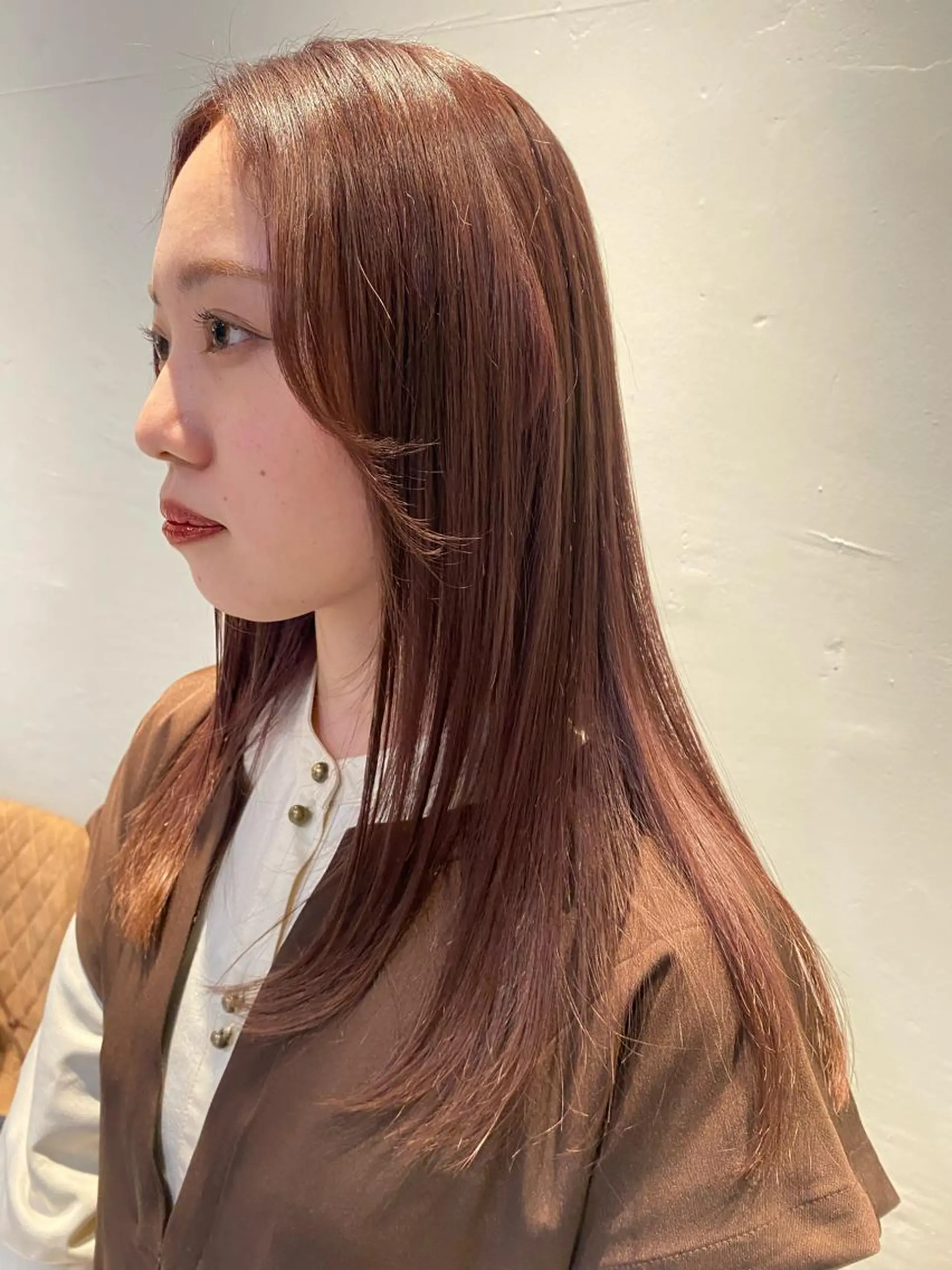 カラー RISAKO 艶髪モテヘア🎀府中のヘアスタイル