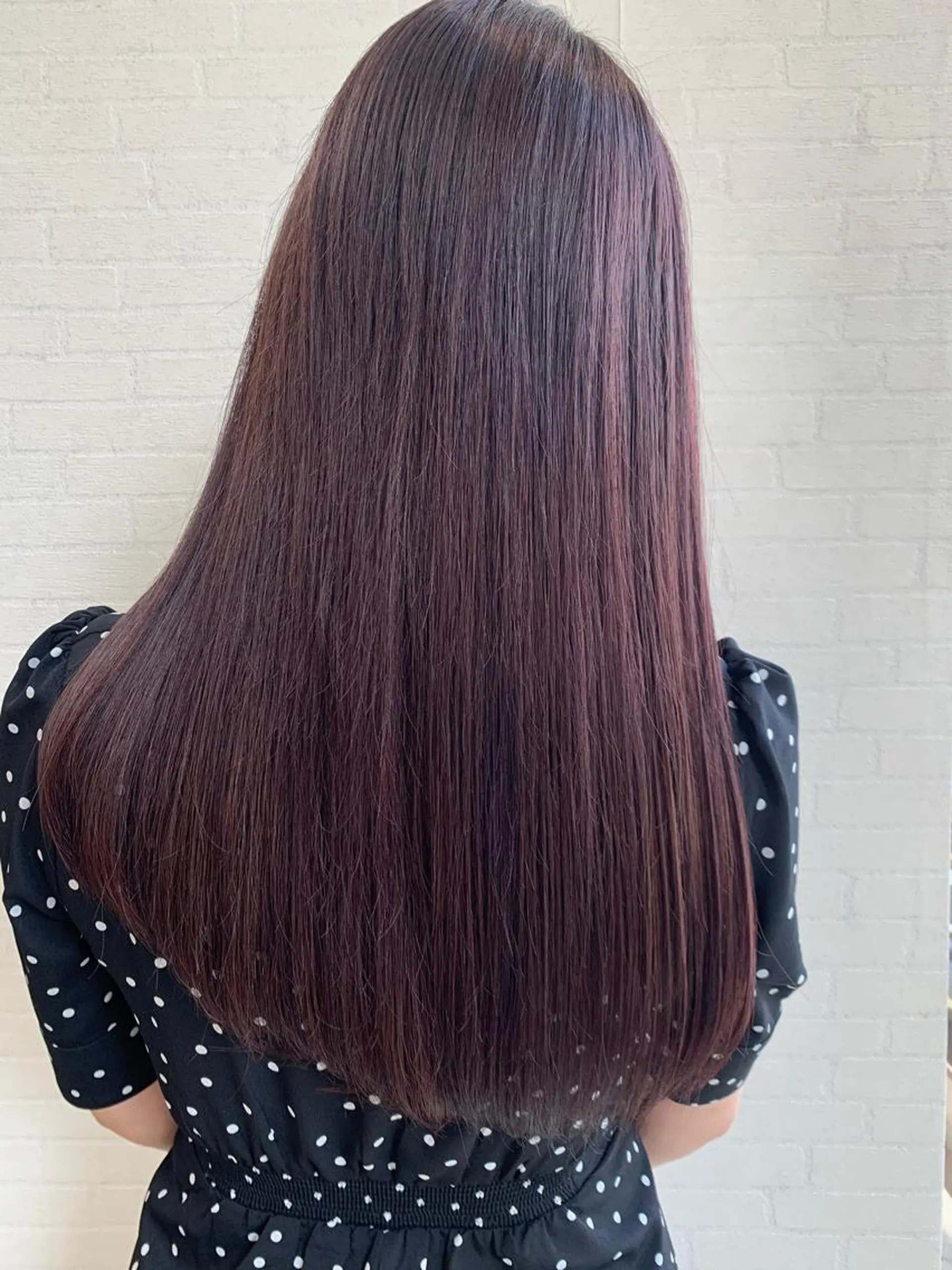 ロング 立川 奈那子のヘアスタイル