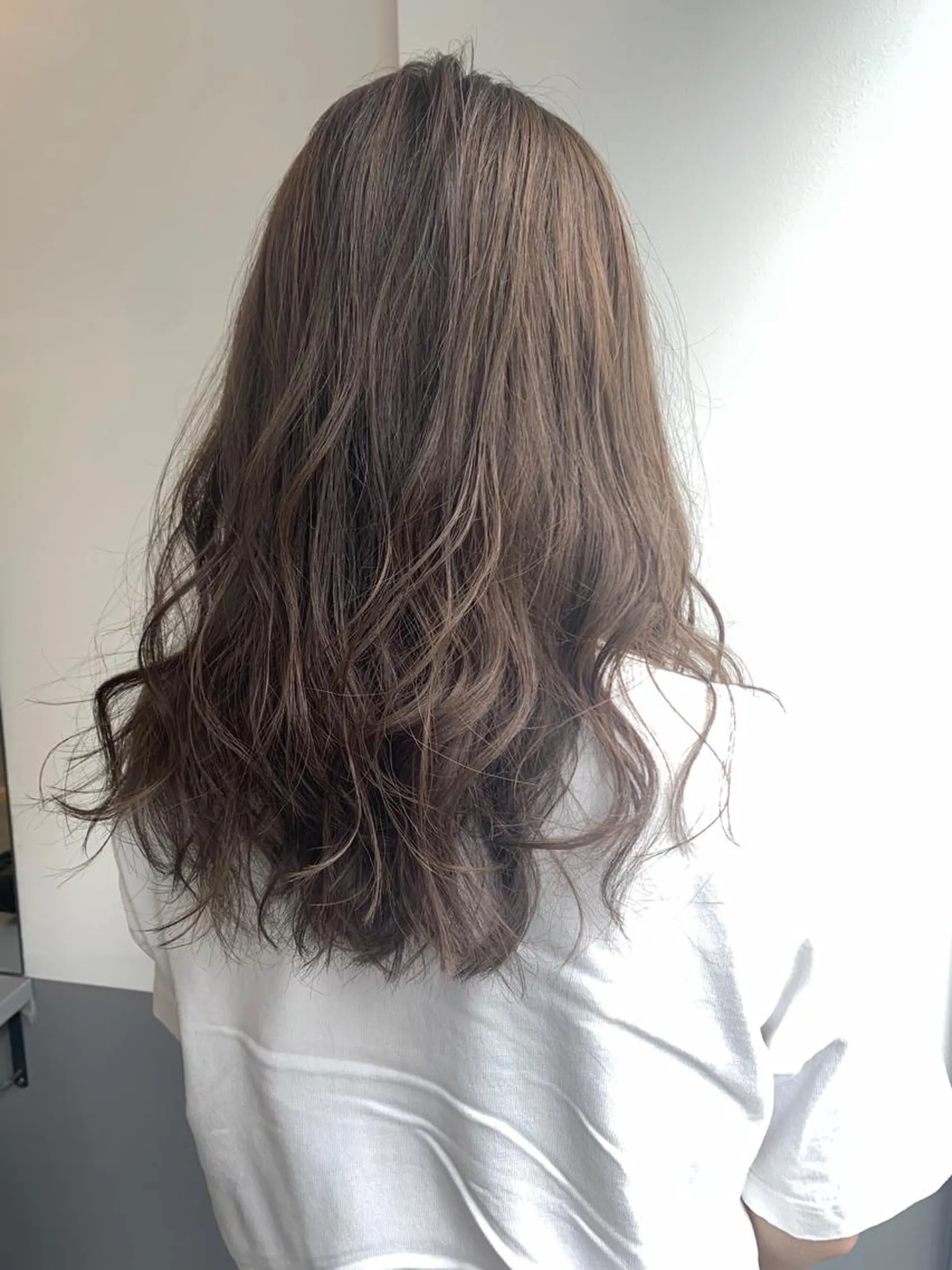 セミロング カラー カット ヘアカラー トリートメント 🌛ダブルカラー 🌜SAYAKAのヘアスタイル