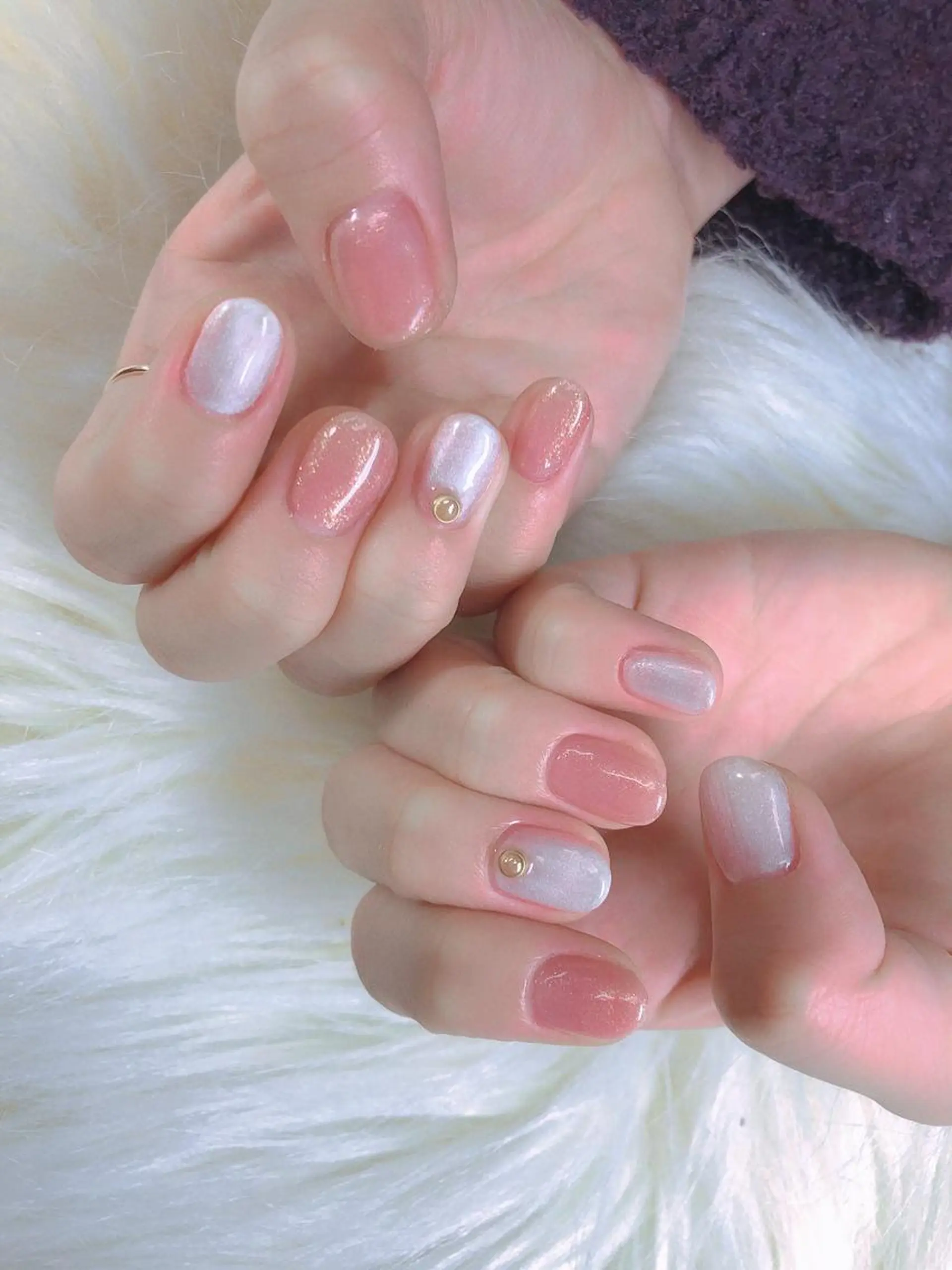 ミディアム ネイル Reonail 💕Kana💕のネイルデザイン