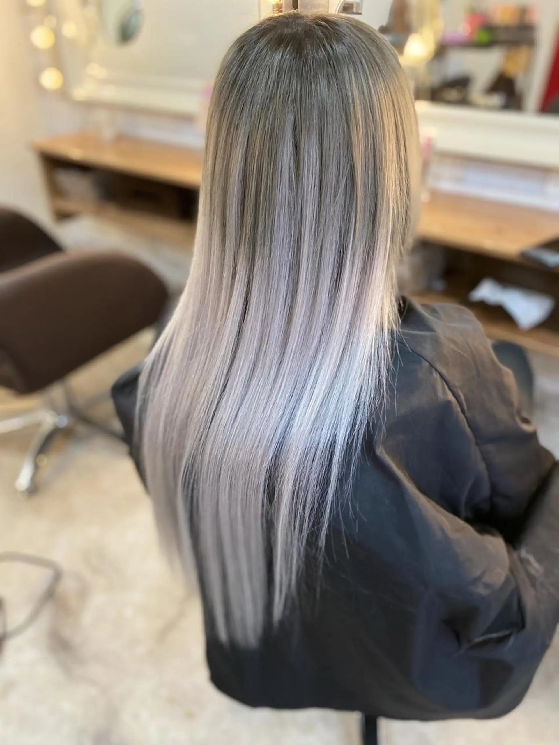 ロング カラー ヘアアレンジ シールエクステ エクステ ウルフカット Hair Make Salon ZEROのヘアスタイル