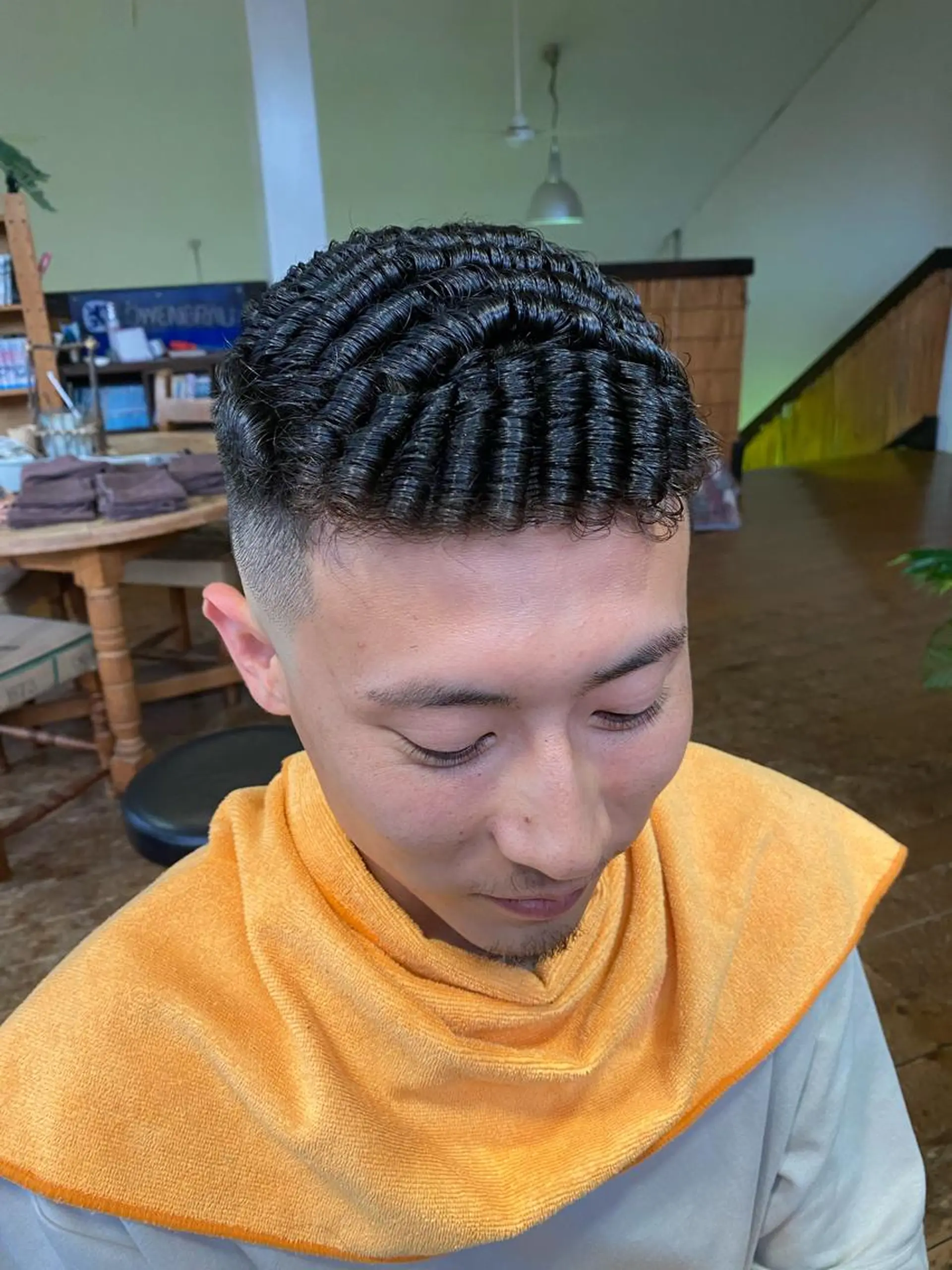 メンズ カット パーマ タカハシ ユウヤのヘアスタイル