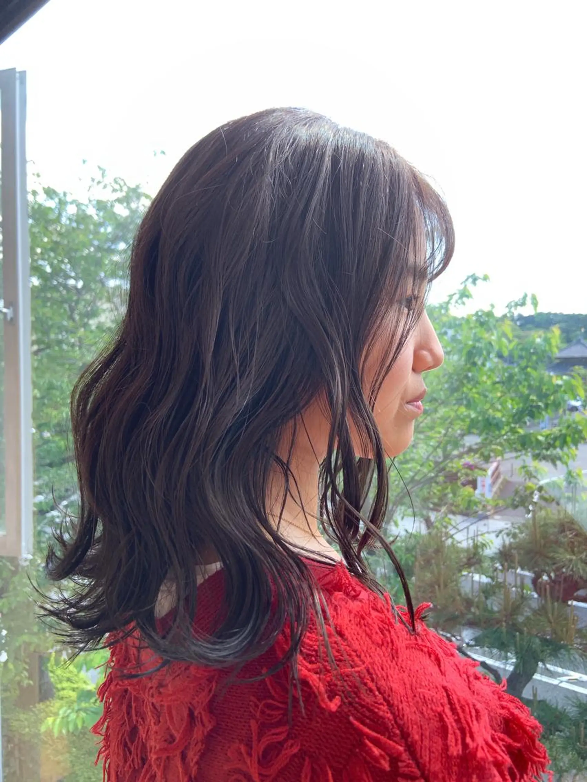 ミディアム アオキ サキ💫のヘアスタイル