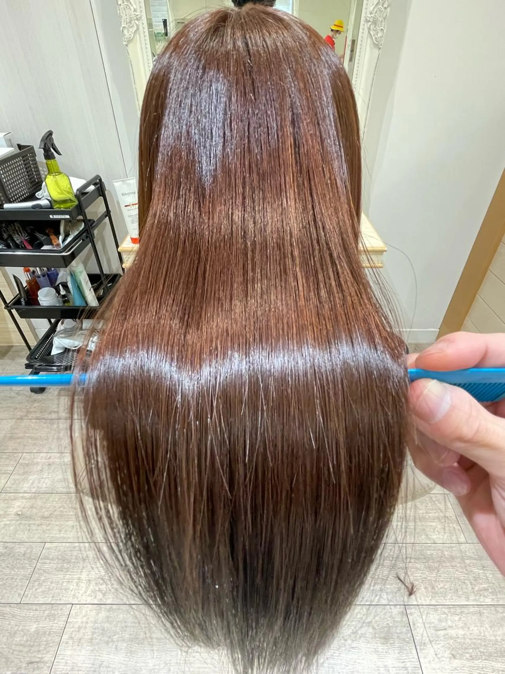 ロング パーマ カット Ash本八幡 🩵ྀི菊地のヘアスタイル