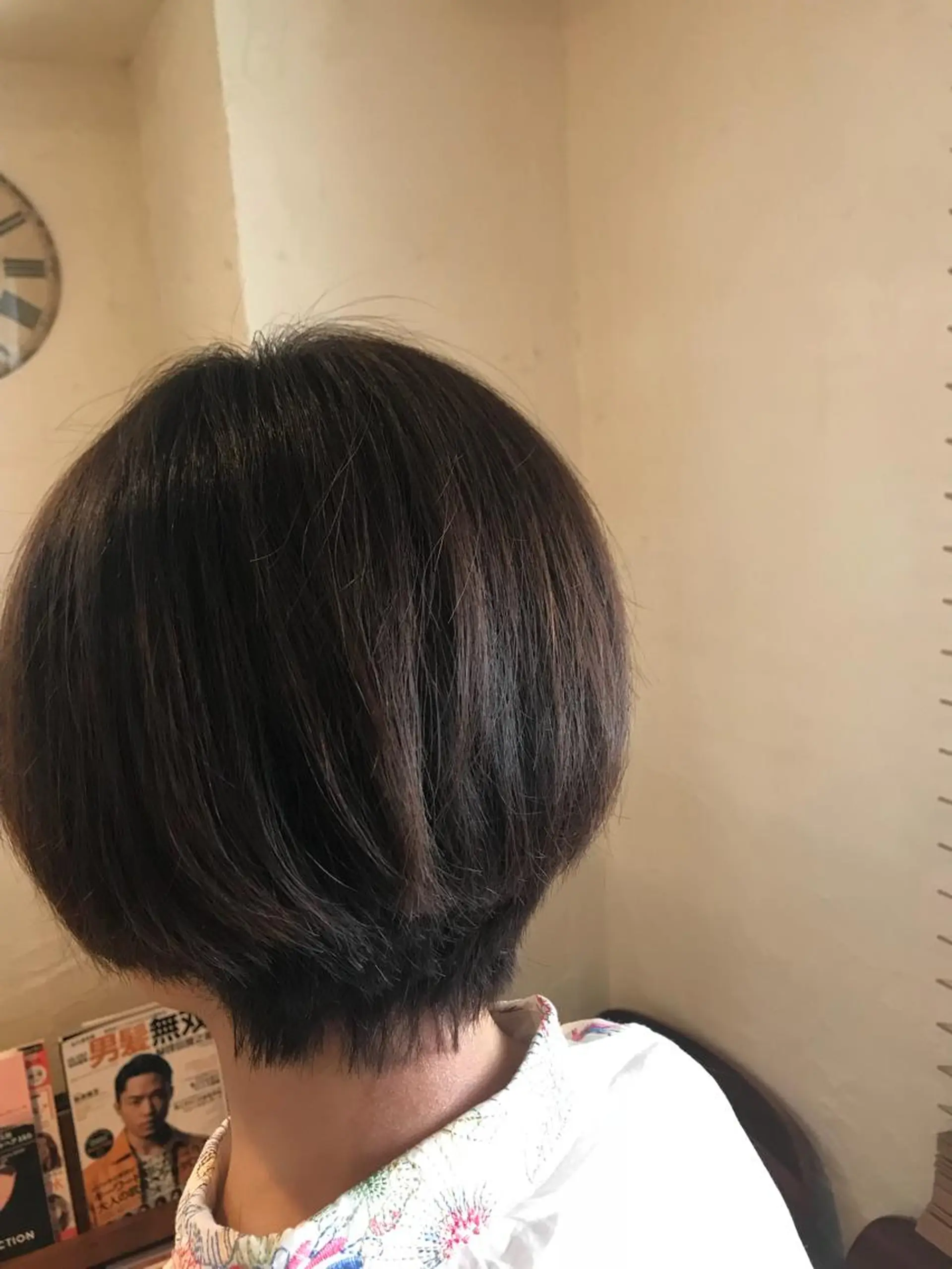 ショート カット ヘアカラー トリートメント 青木 啓輔のヘアスタイル