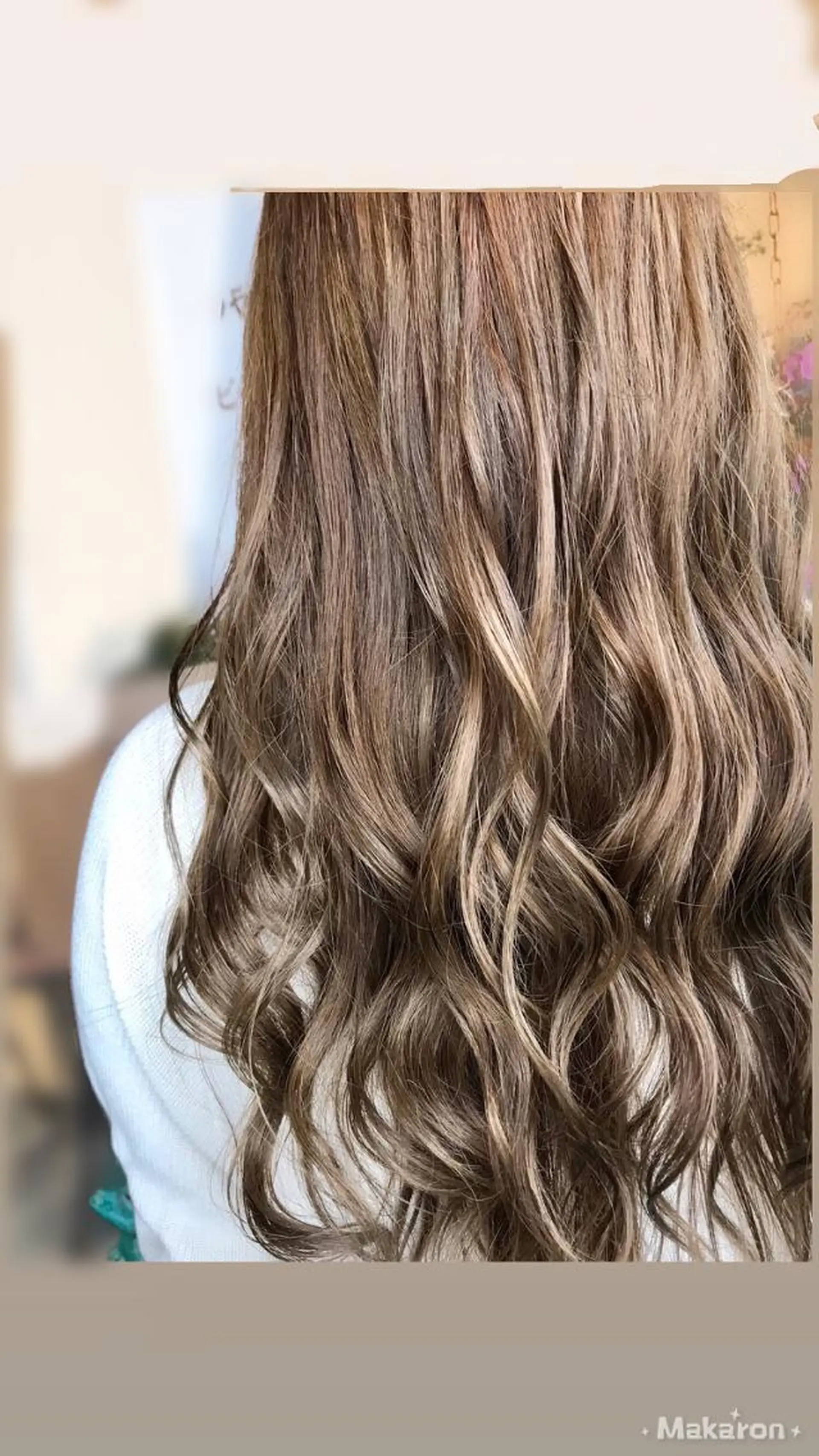 ロング カラー ベージュカラー イルミナカラー ミルクティーベージュ シアーベージュ hair works raptureのヘアスタイル