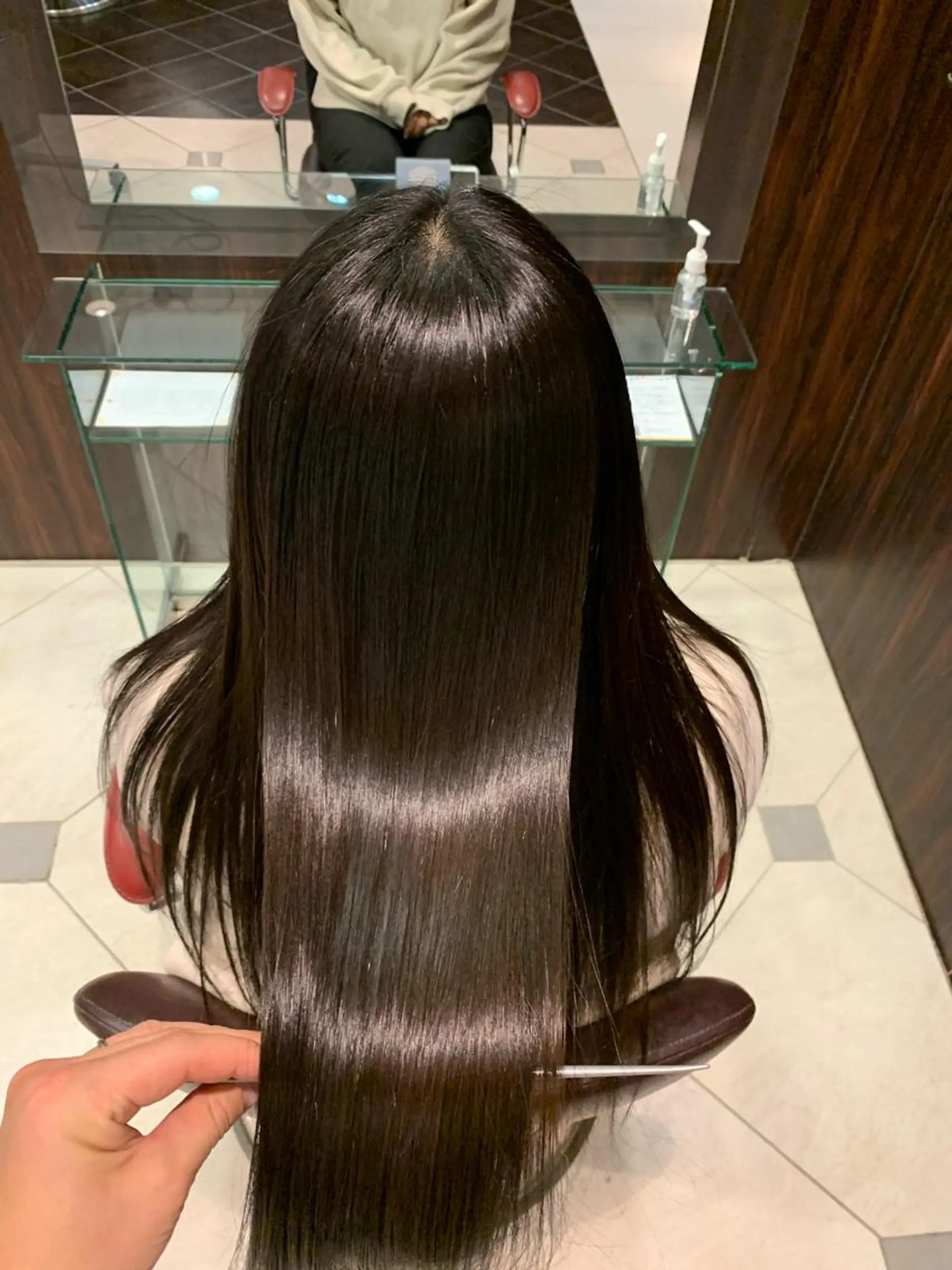 ロング 縮毛矯正/髪質改善 EARTH髙橋のヘアスタイル