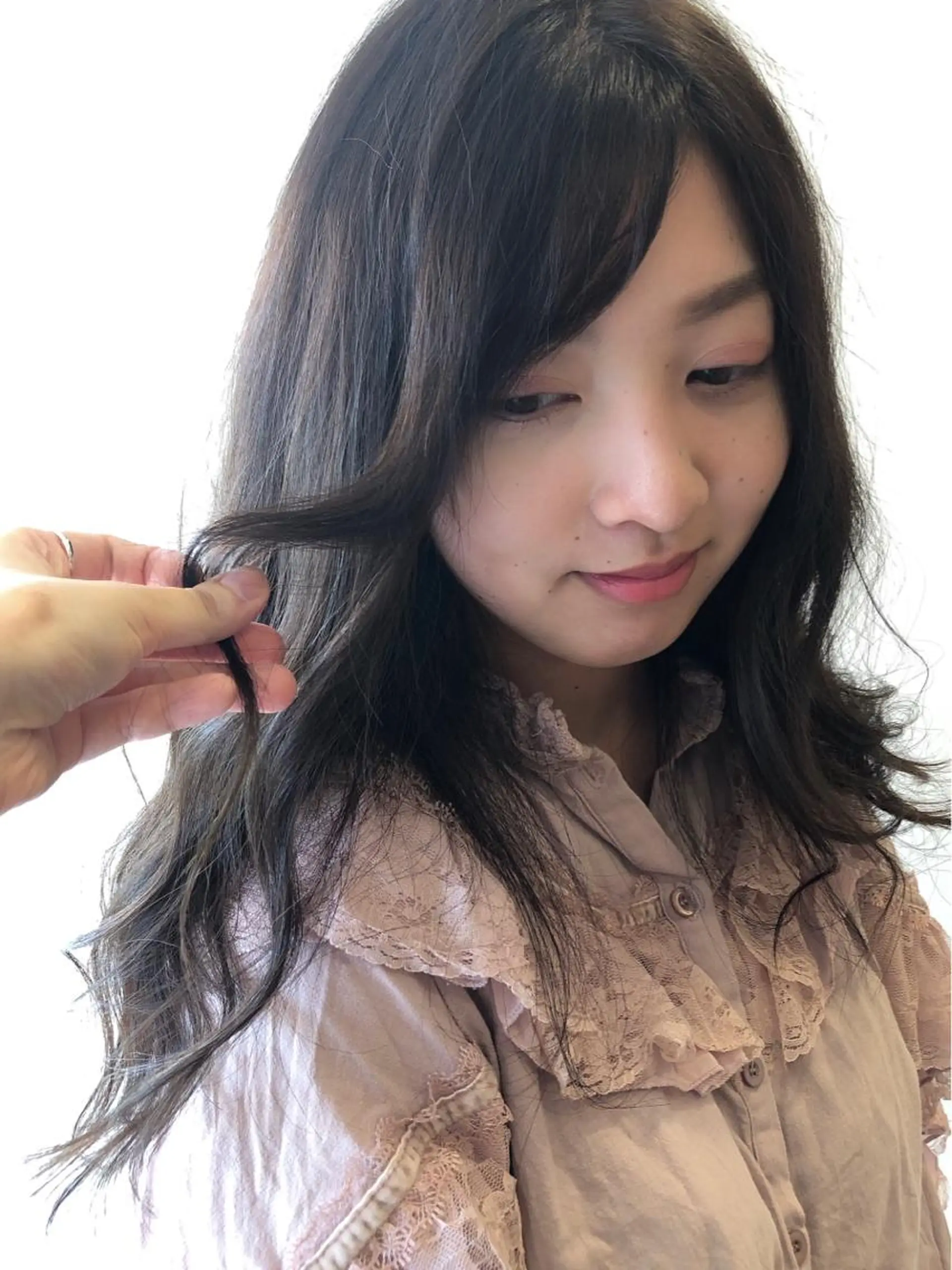 ロング カラー ヘアアレンジ 永井 亜実のヘアスタイル
