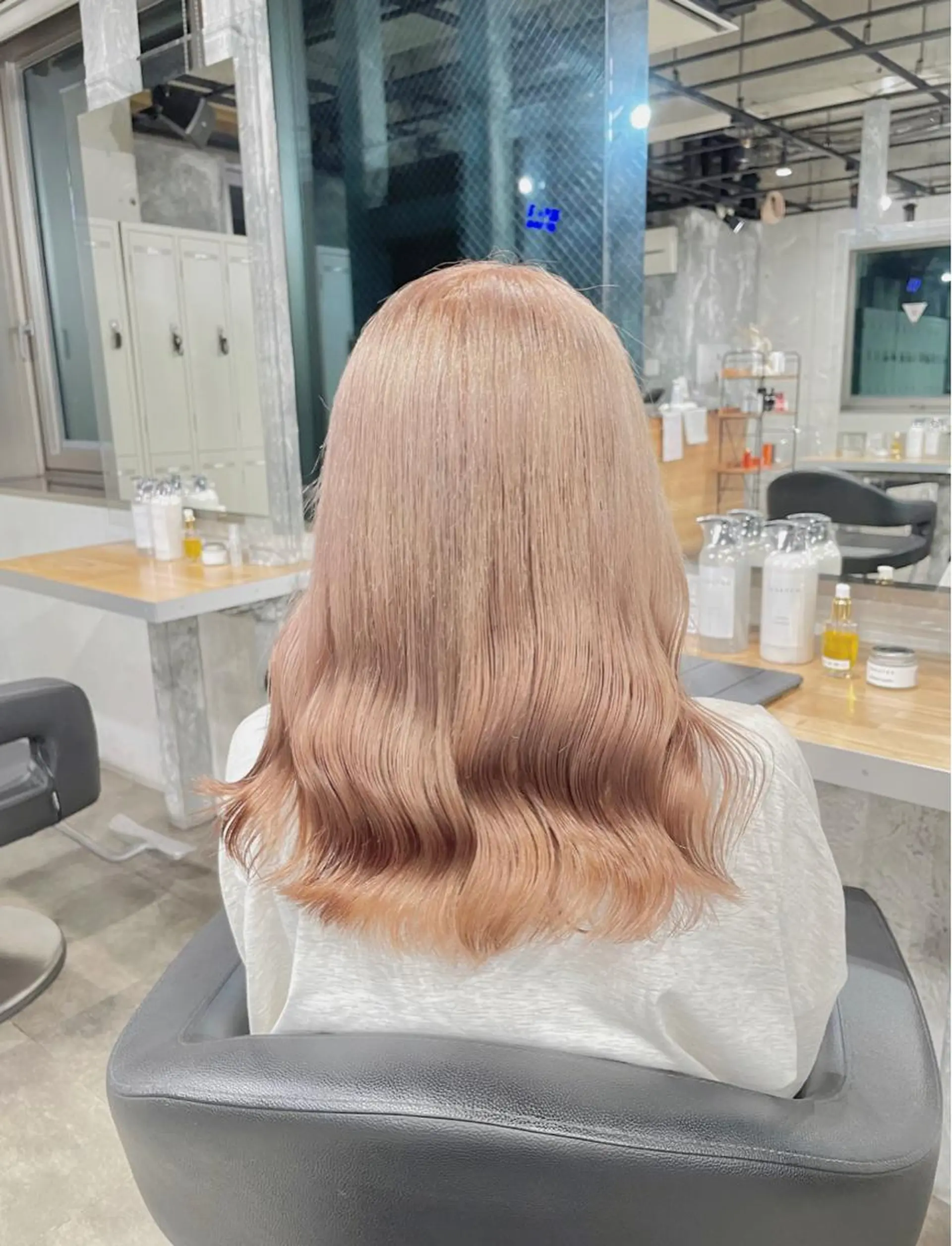 ロング カラー ヘアカラー トリートメント ヘッドスパ ヘアセット ベージュカラー💖 やすひろのヘアスタイル