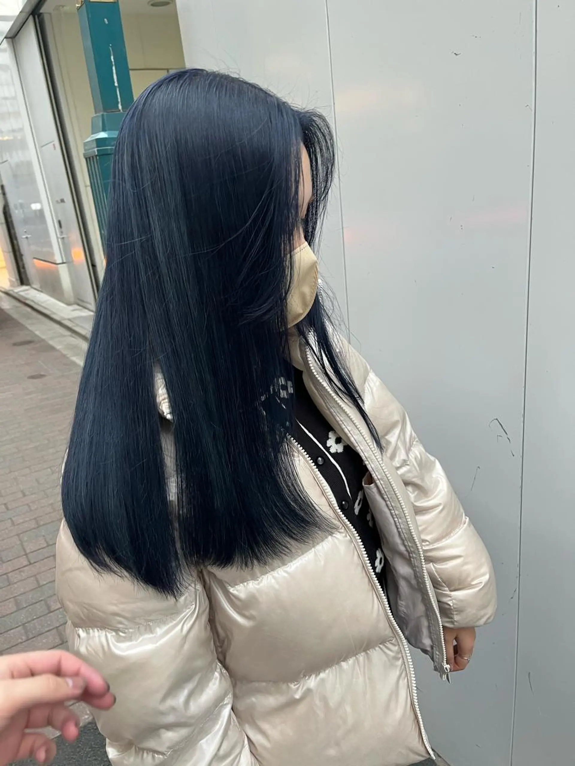 ロング カラー ブルーカラー ネイビーカラー ヘアカラー watanabe kazukiのヘアスタイル