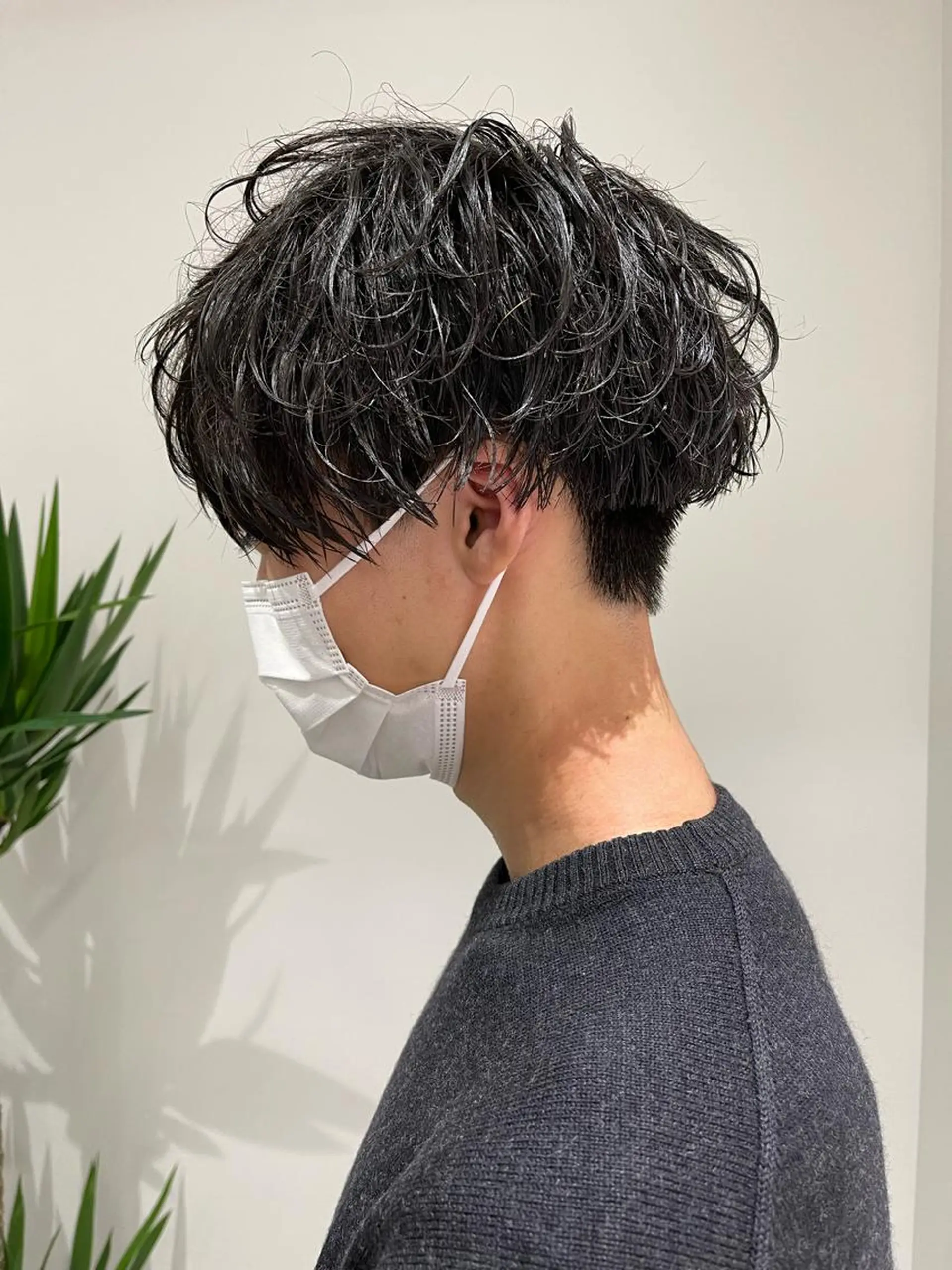 ショート パーマ メンズ メンズパーマ 波巻きパーマ スパイラルパーマ カット パーマ メンズパーマ特化/ メッシュ/薫/店長のヘアスタイル