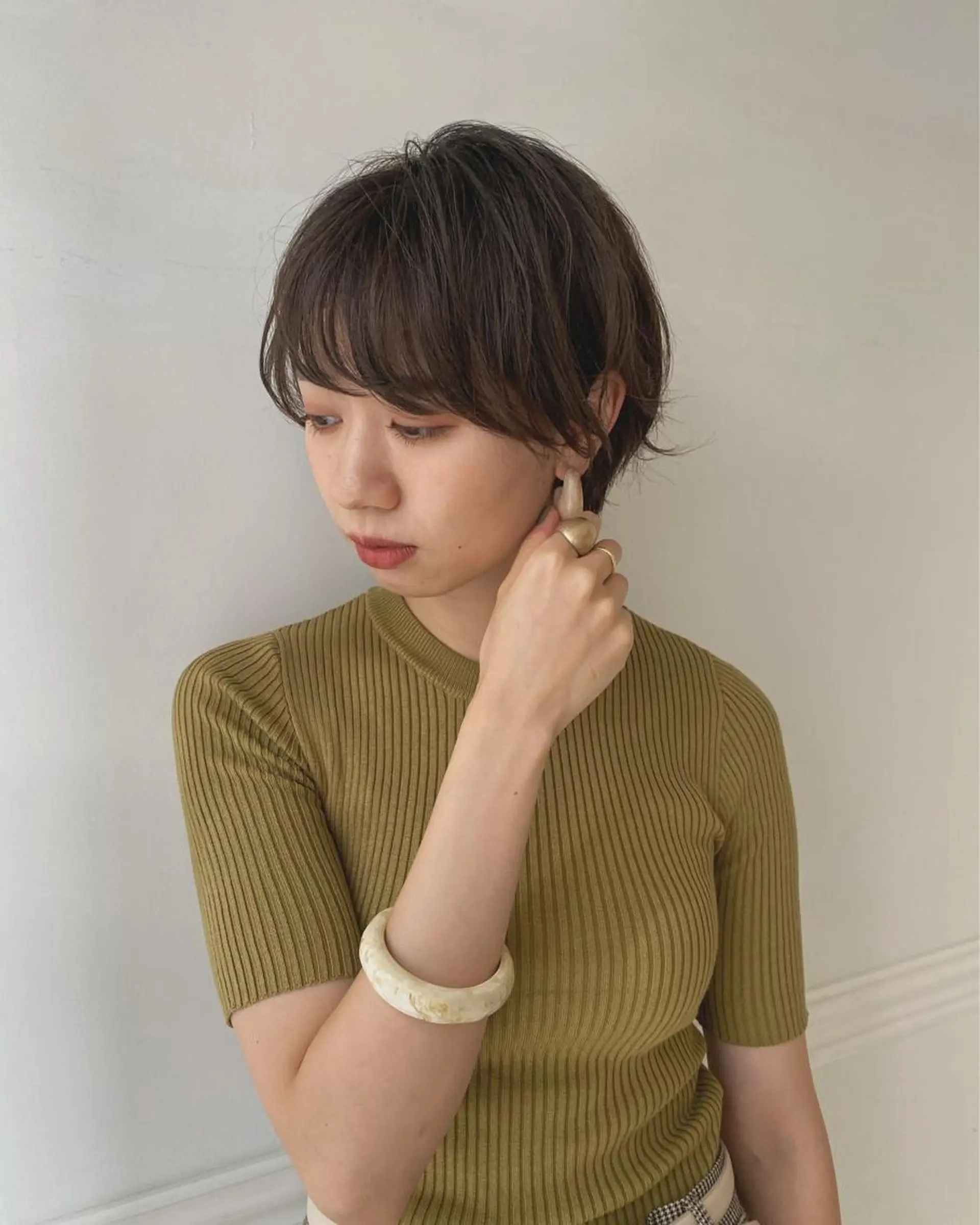 ショート カット ヘアセット putri店長 和田鈴采のヘアスタイル