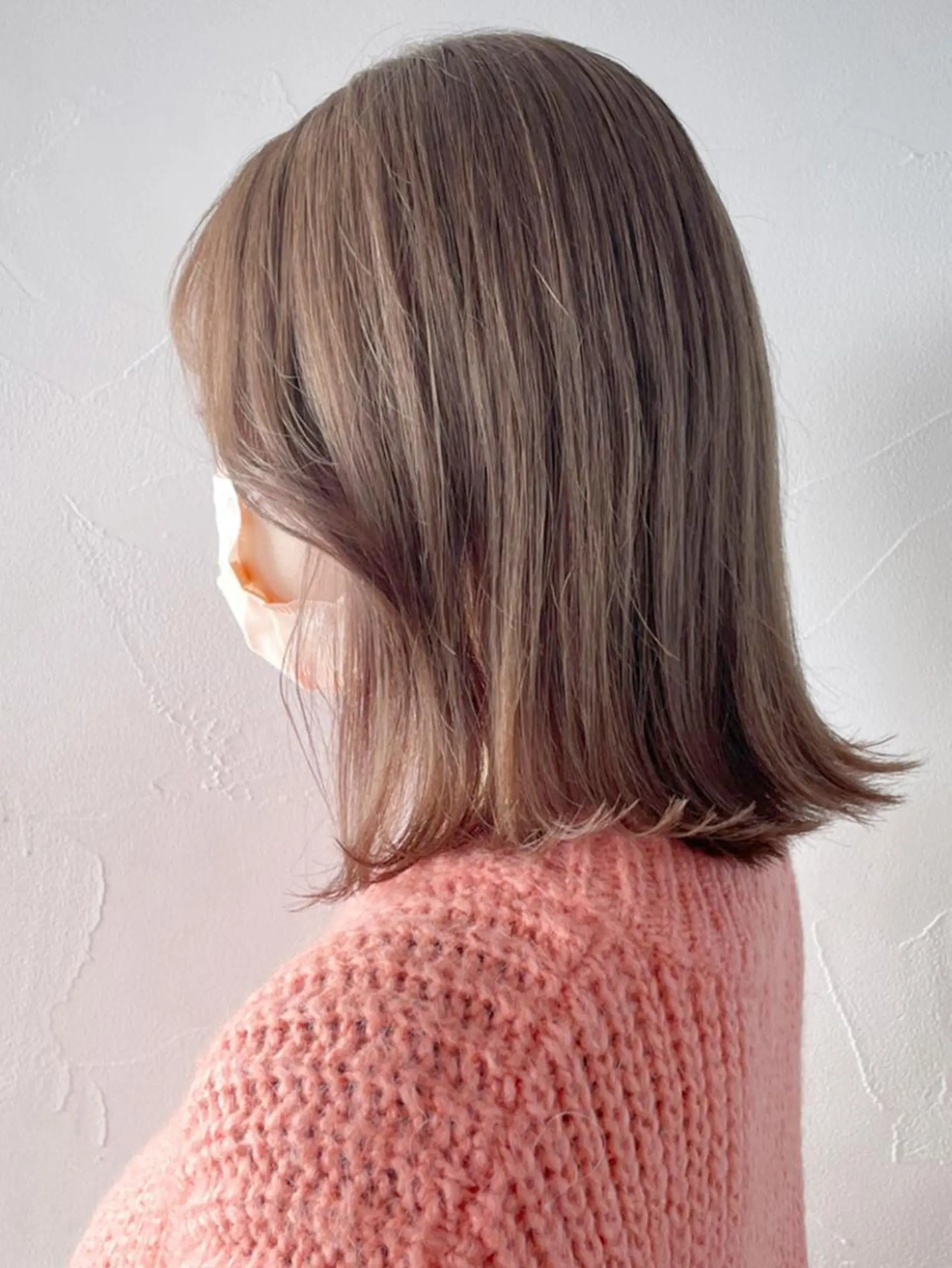 ミディアム カラー ベージュカラー カット ヘアカラー トリートメント ITbyALBUM 下北沢店のヘアスタイル