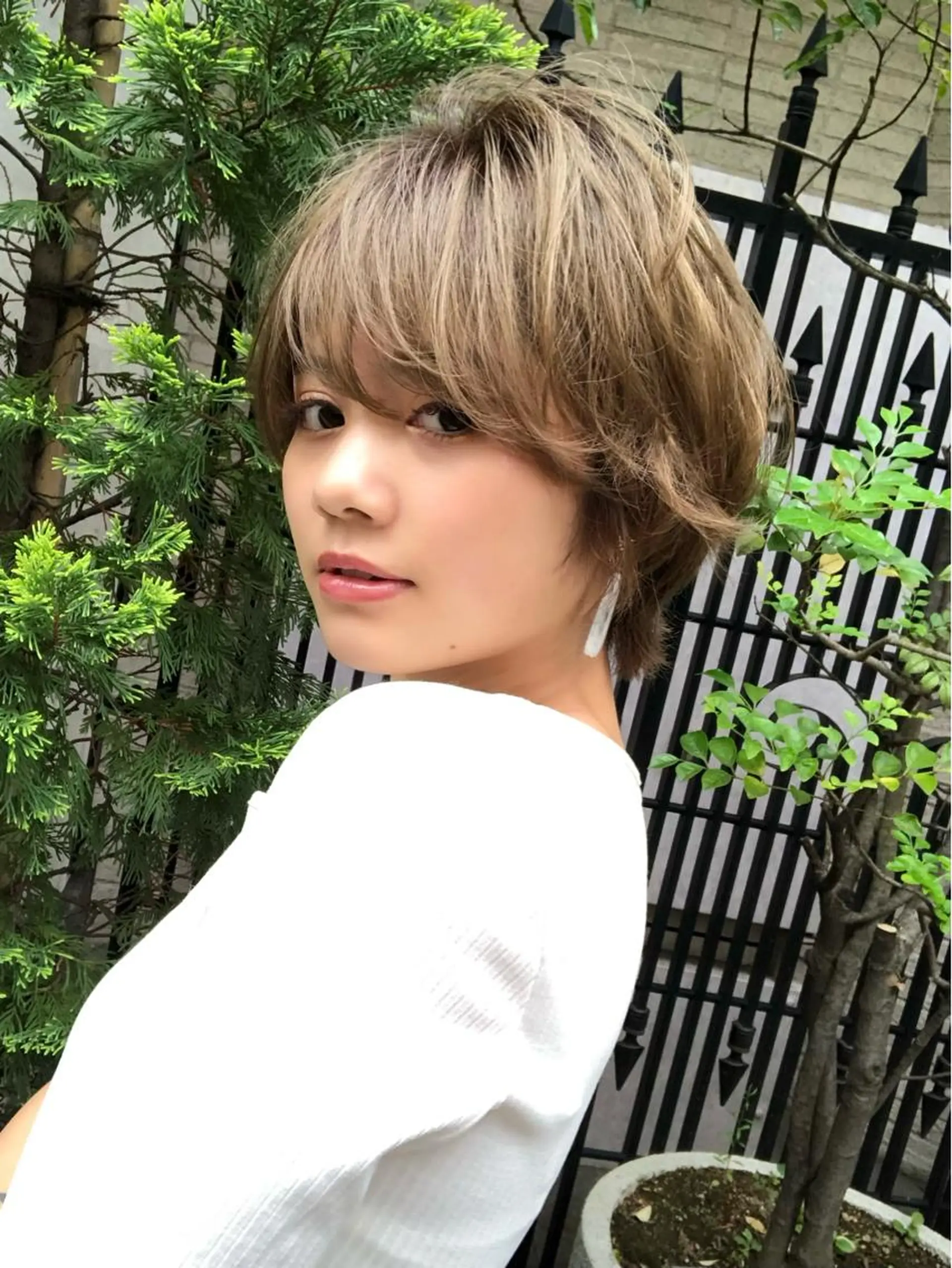 ショート ショートヘア レイヤー/顔まわり /亀戸錦糸町/なつきのヘアスタイル