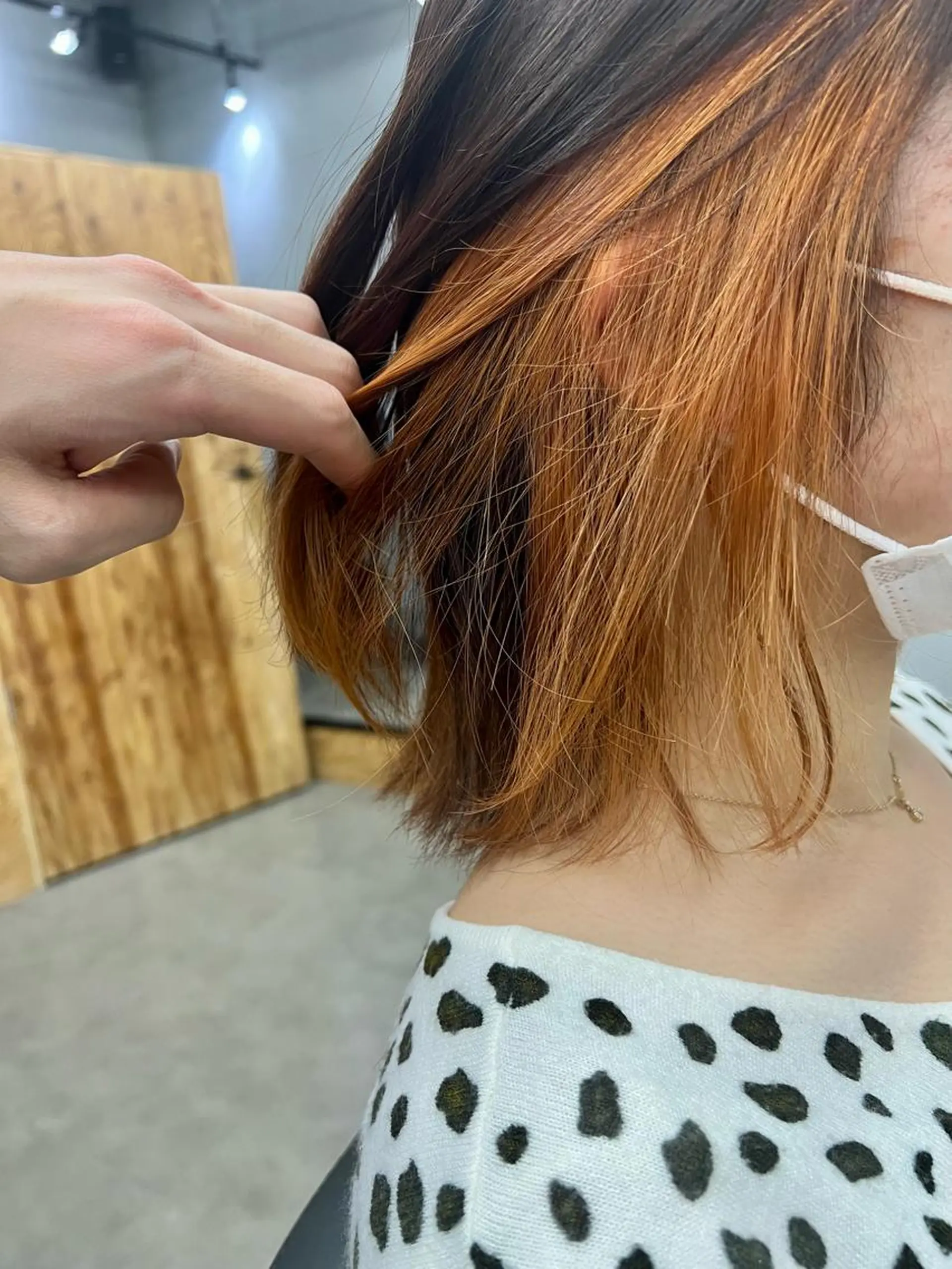 ミディアム 亀田 泰生のヘアスタイル