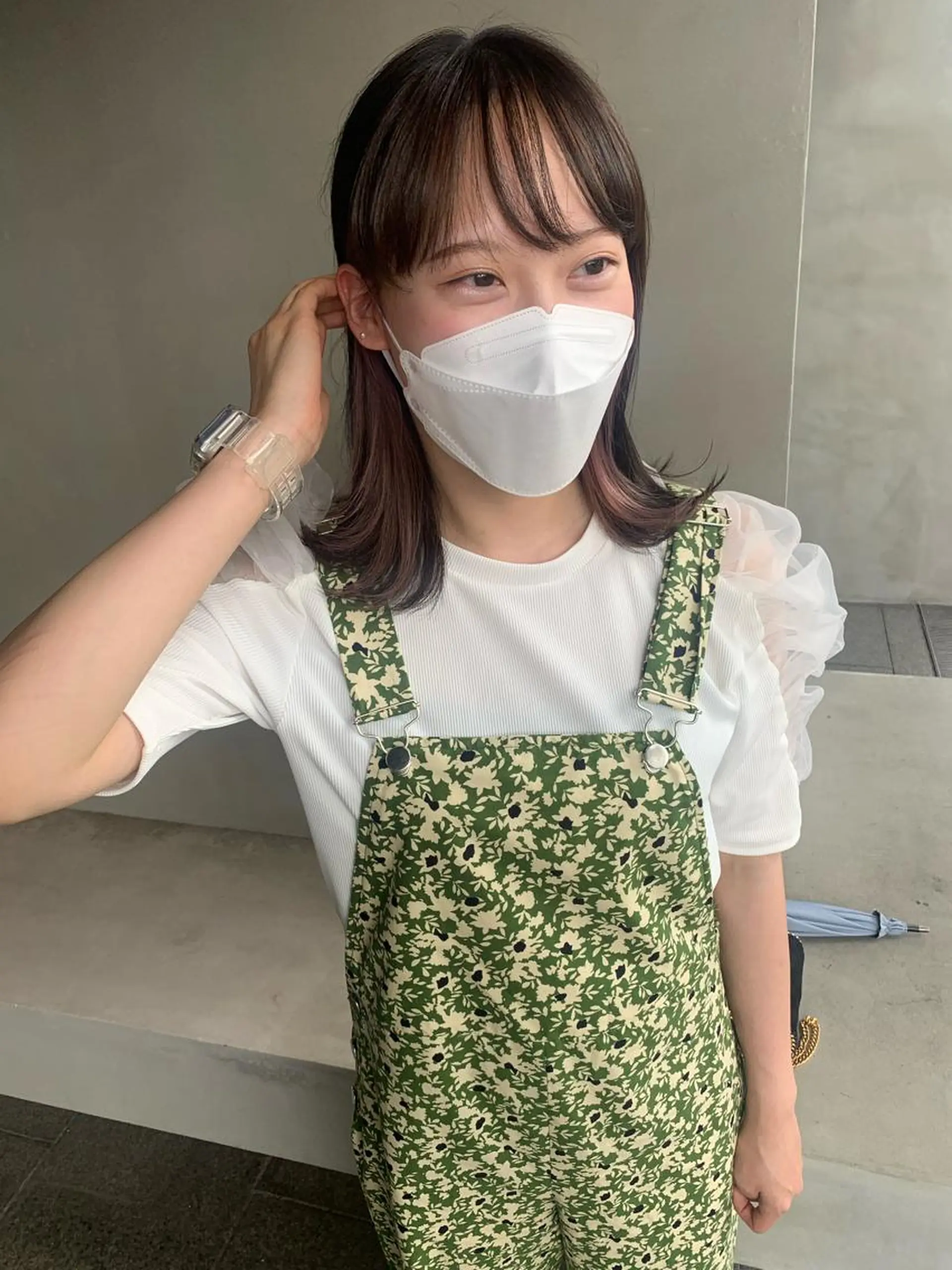 ミディアム カラー ブリーチ/アレンジ 天満/chihiroのヘアスタイル