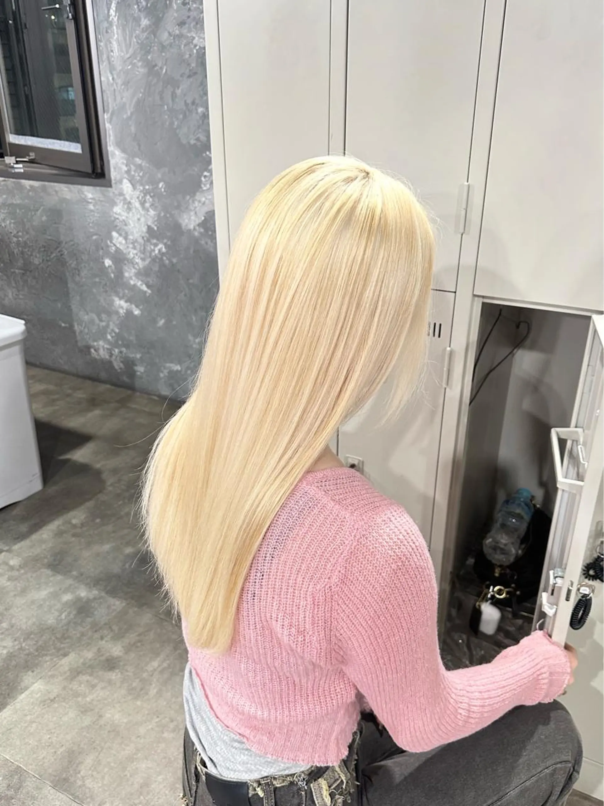 ロング カラー ヘアカラー トリートメント エフェクトブリーチ 🌟前澤啓太朗のヘアスタイル