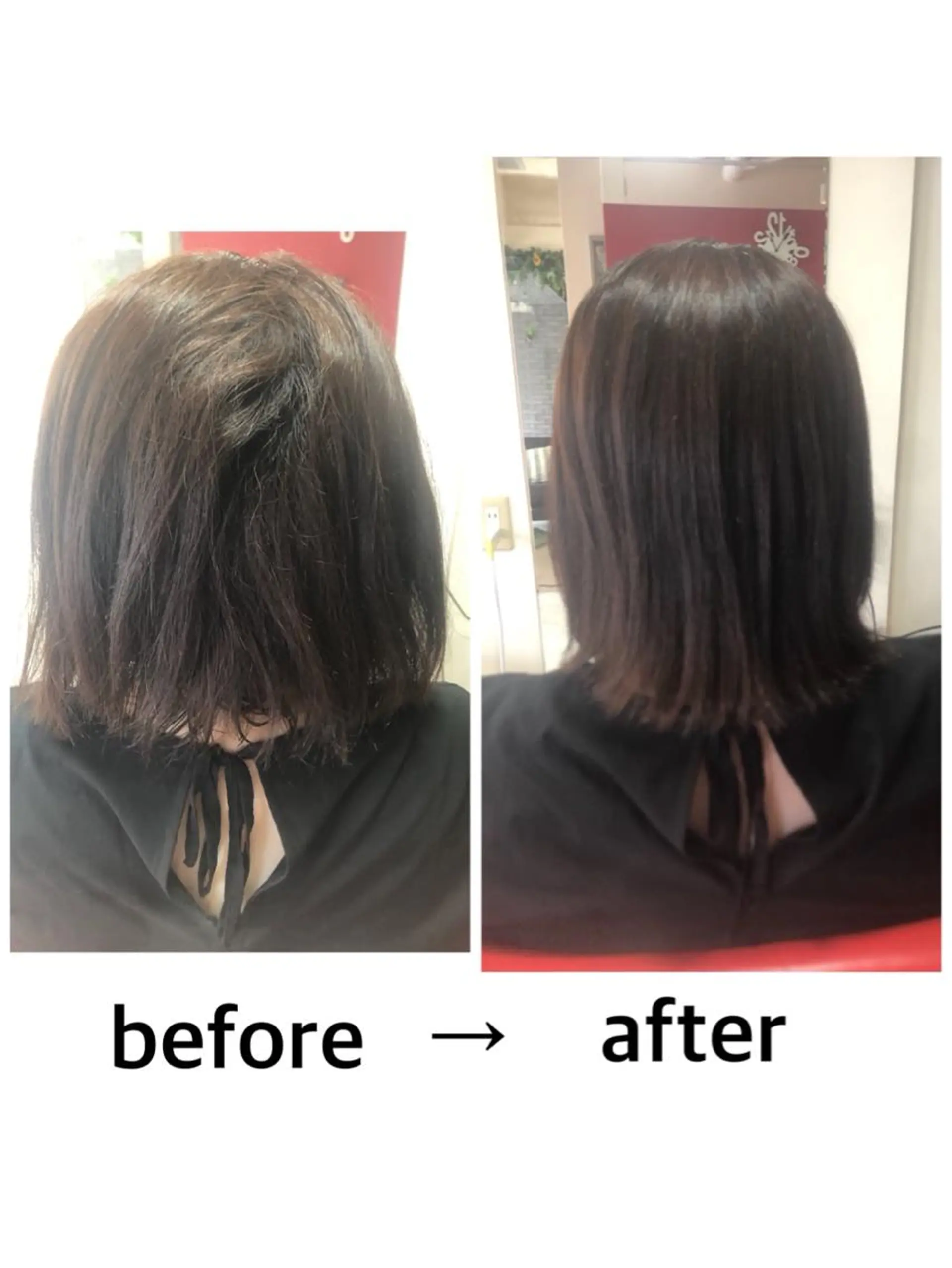 ミディアム 岸本 友子のヘアスタイル