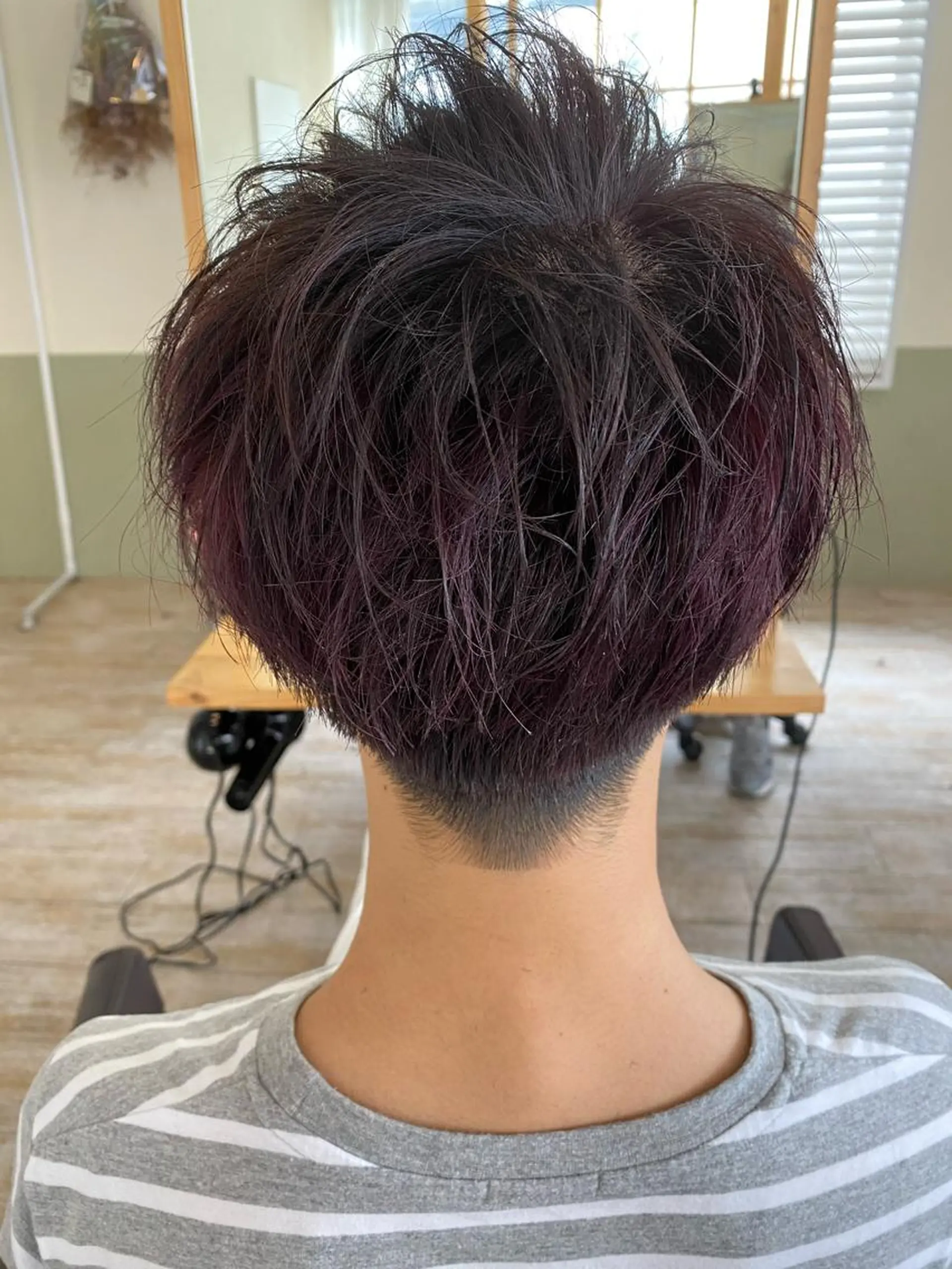 ショート カラー メンズ Agu  清尾 浩昭のヘアスタイル