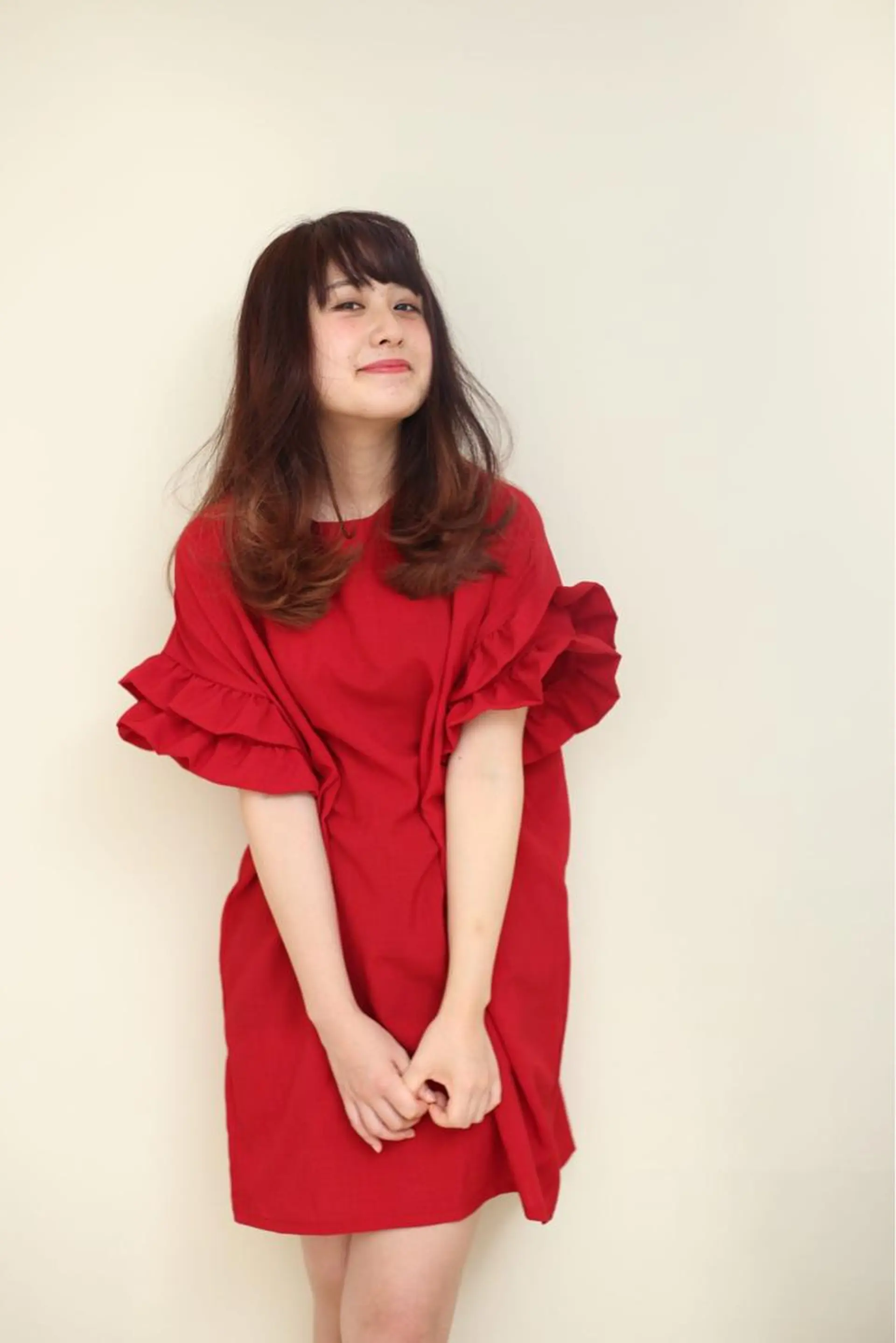 セミロング タジマ ヤスヒサのヘアスタイル