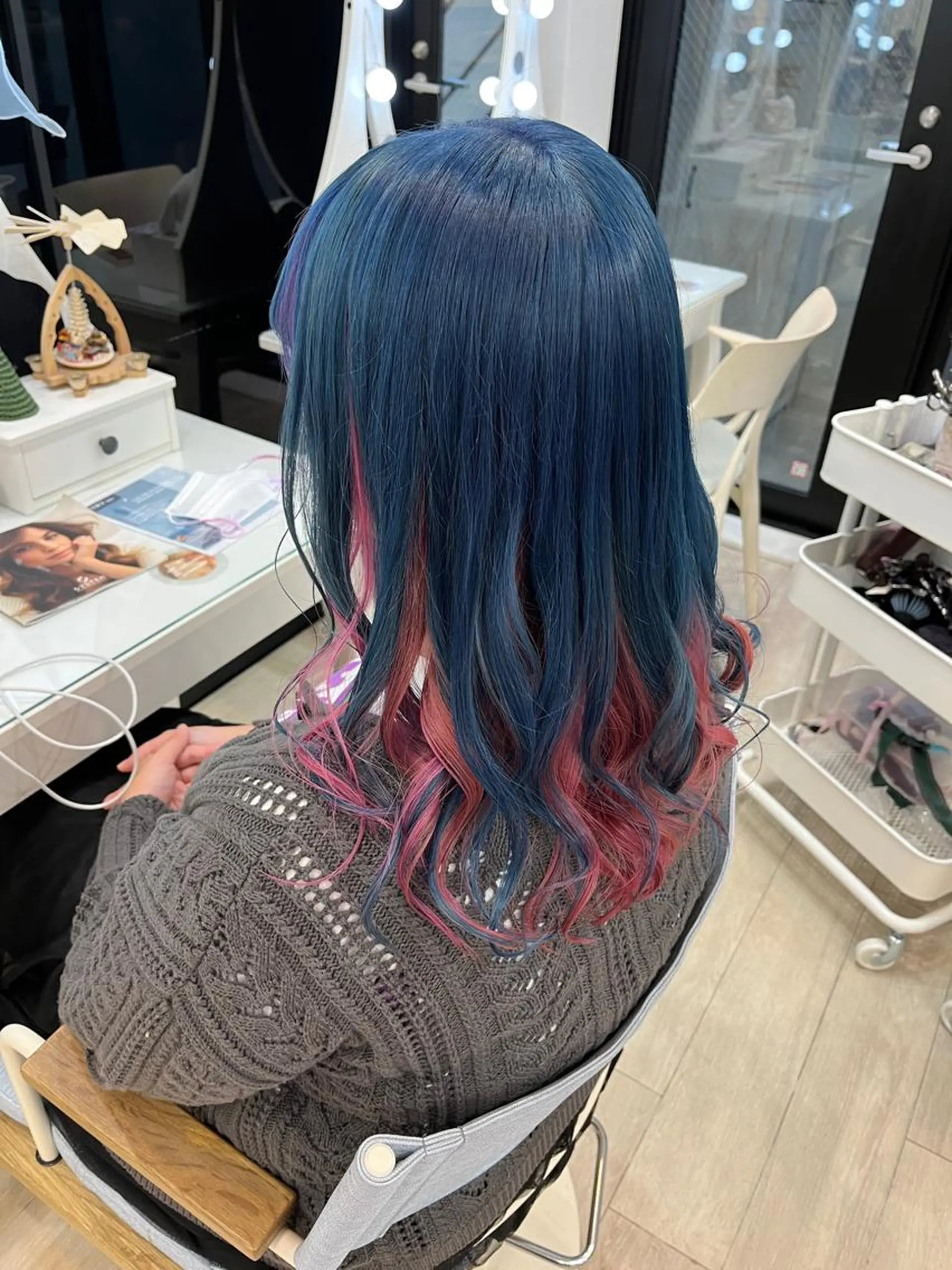 セミロング カラー ☁️hinako☁️ 1HAVANAのヘアスタイル