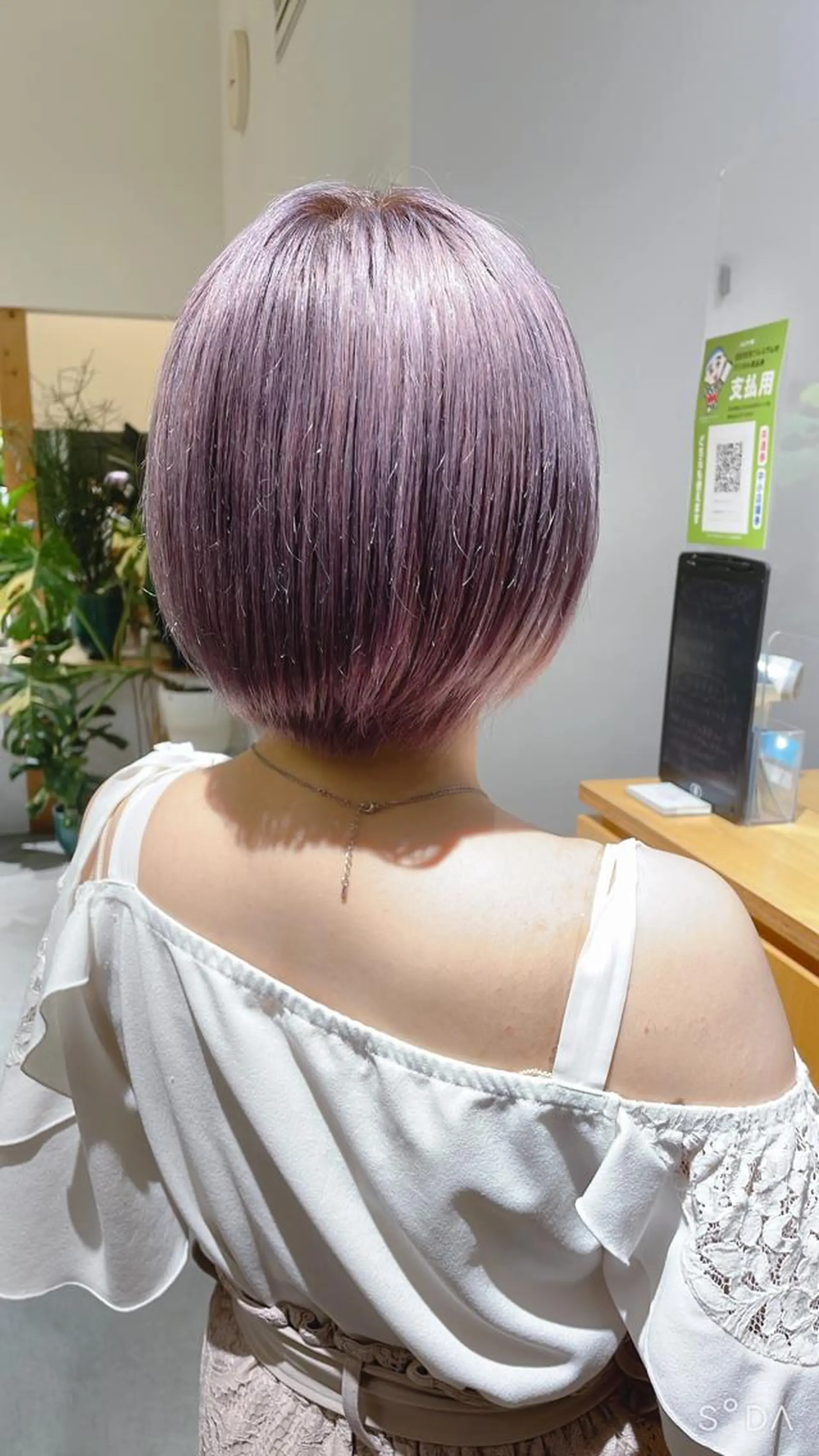 カラー ブリーチ ラベンダーカラー ラベンダーグレー 中西倖 トップスタイリストのヘアスタイル
