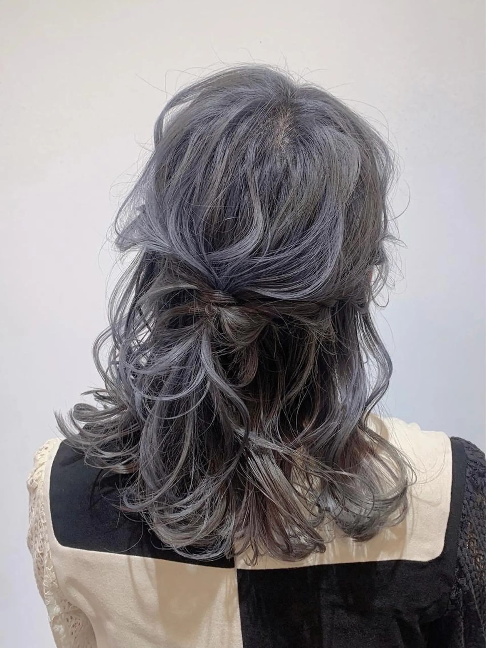 セミロング ヘアアレンジ ✂️RIKUKI🎨 【駒込美容師🎀】のヘアスタイル