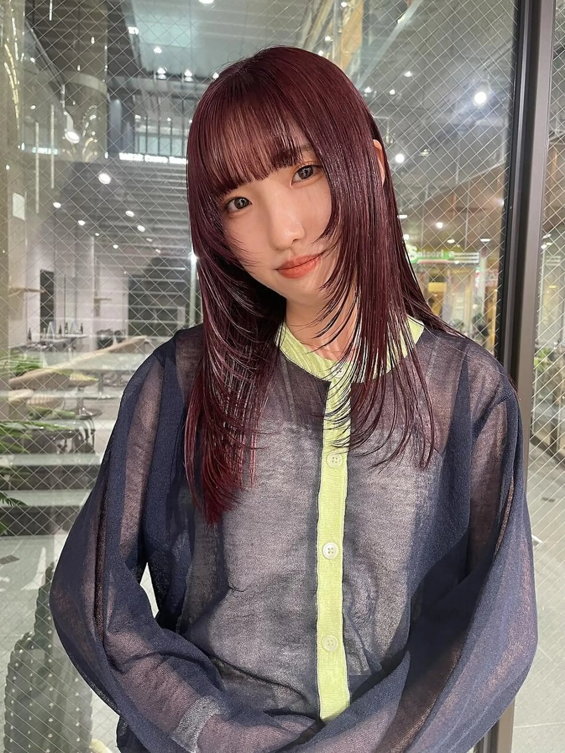 ミディアム カット ボブ/レイヤー/ 御田村裕人のヘアスタイル