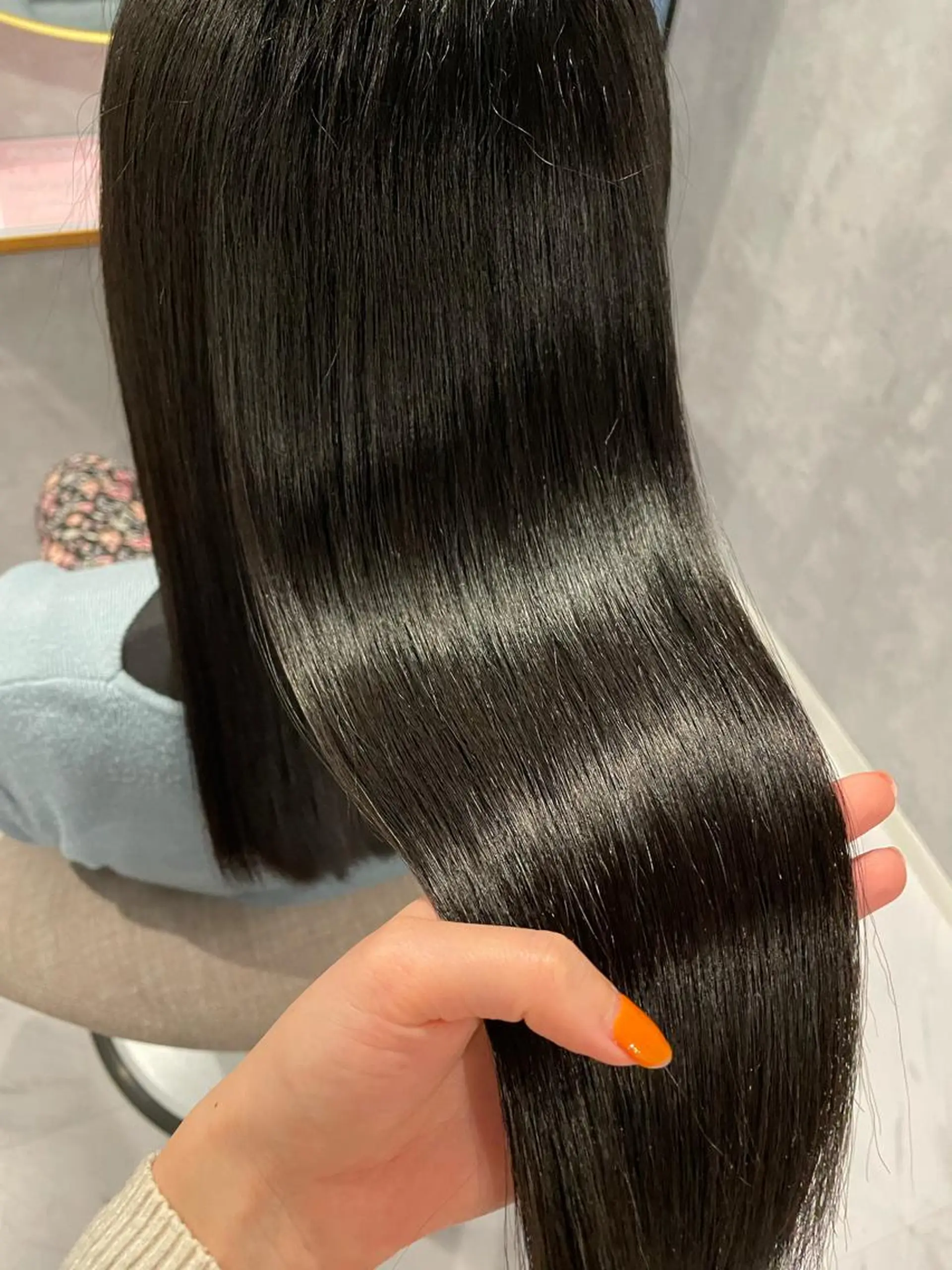 セミロング スパニスト ⌇﻿momoのヘアスタイル