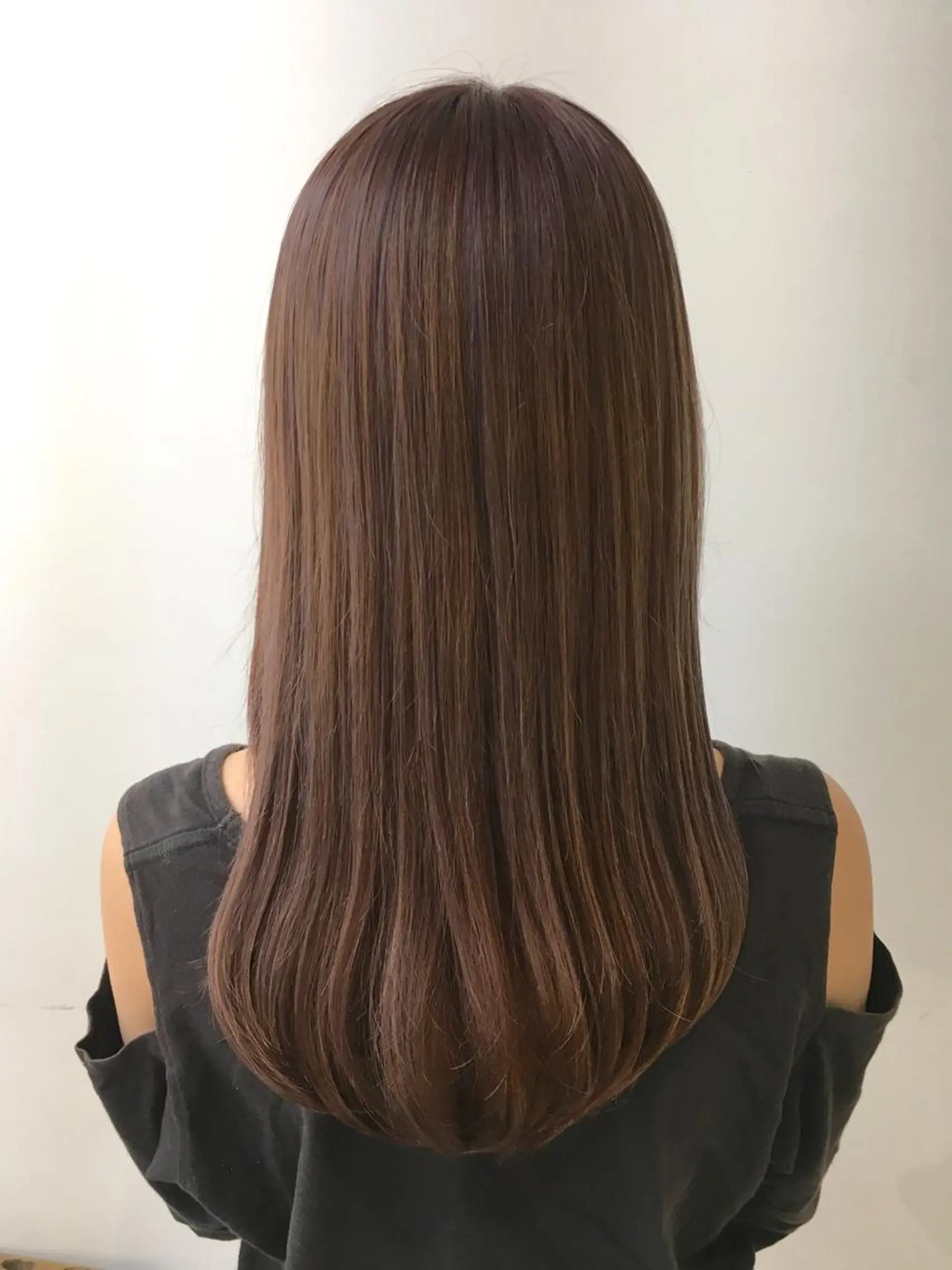 ロング カラー ベージュカラー ピンクカラー ピンクベージュ ヘアカラー トリートメント ヘアセット yoshi ☆のヘアスタイル