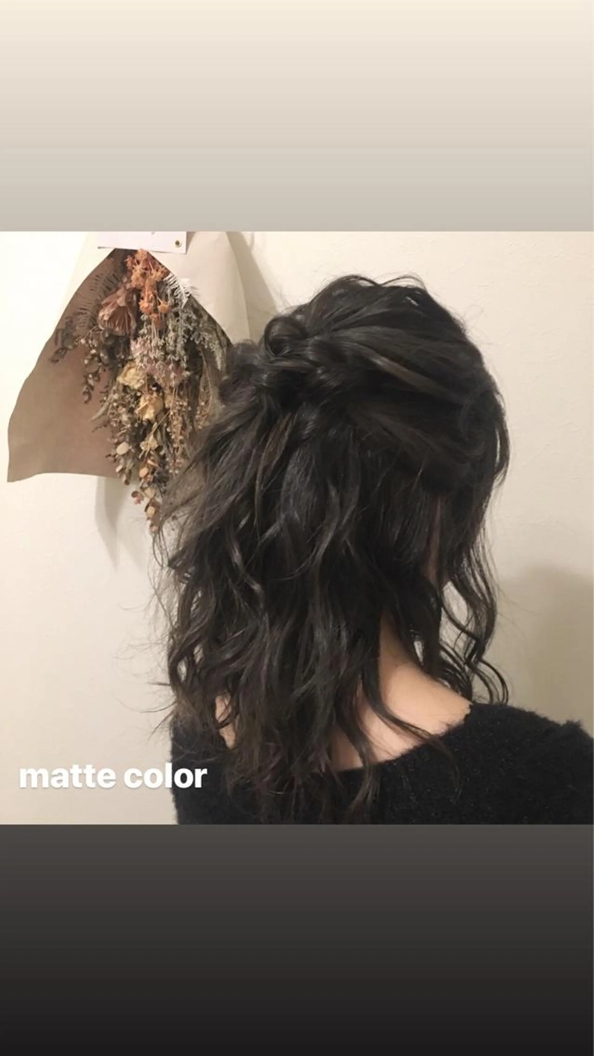 セミロング ヘアアレンジ ゆ ずのヘアスタイル