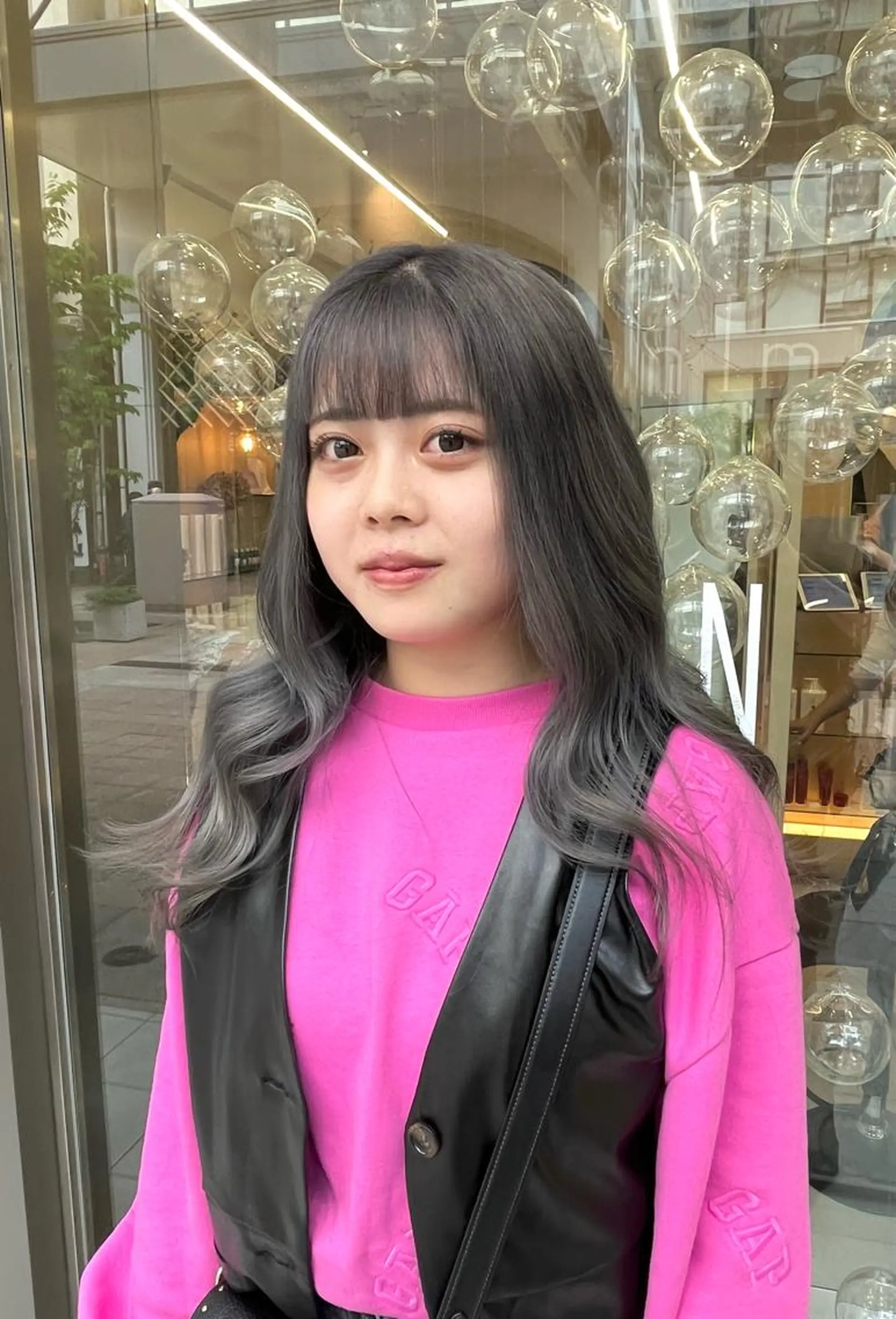 カラー ダークグレー 🟣niw SHUNNA🟣のヘアスタイル