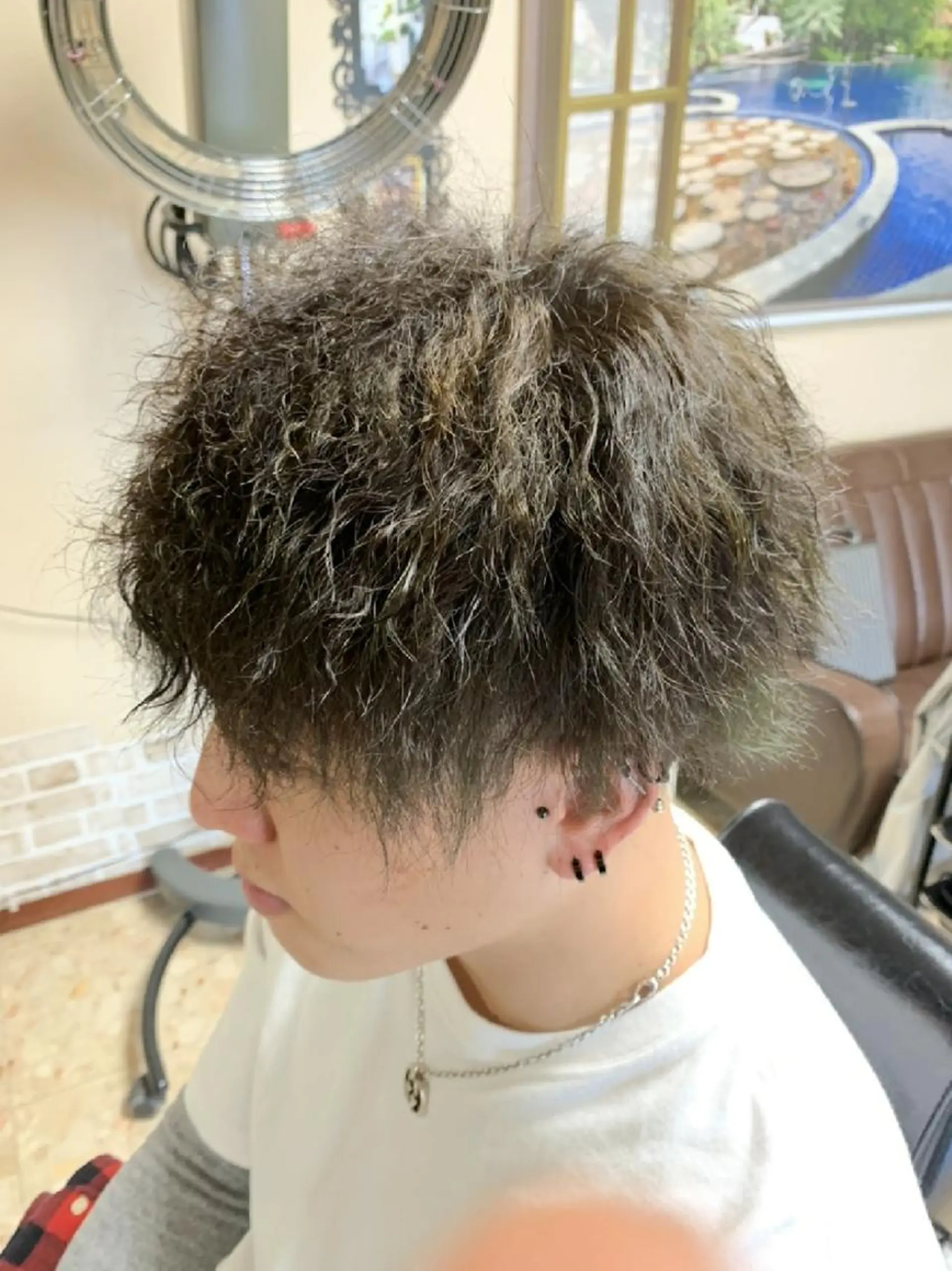 パーマ ツイストパーマ 山崎 絹人のヘアスタイル