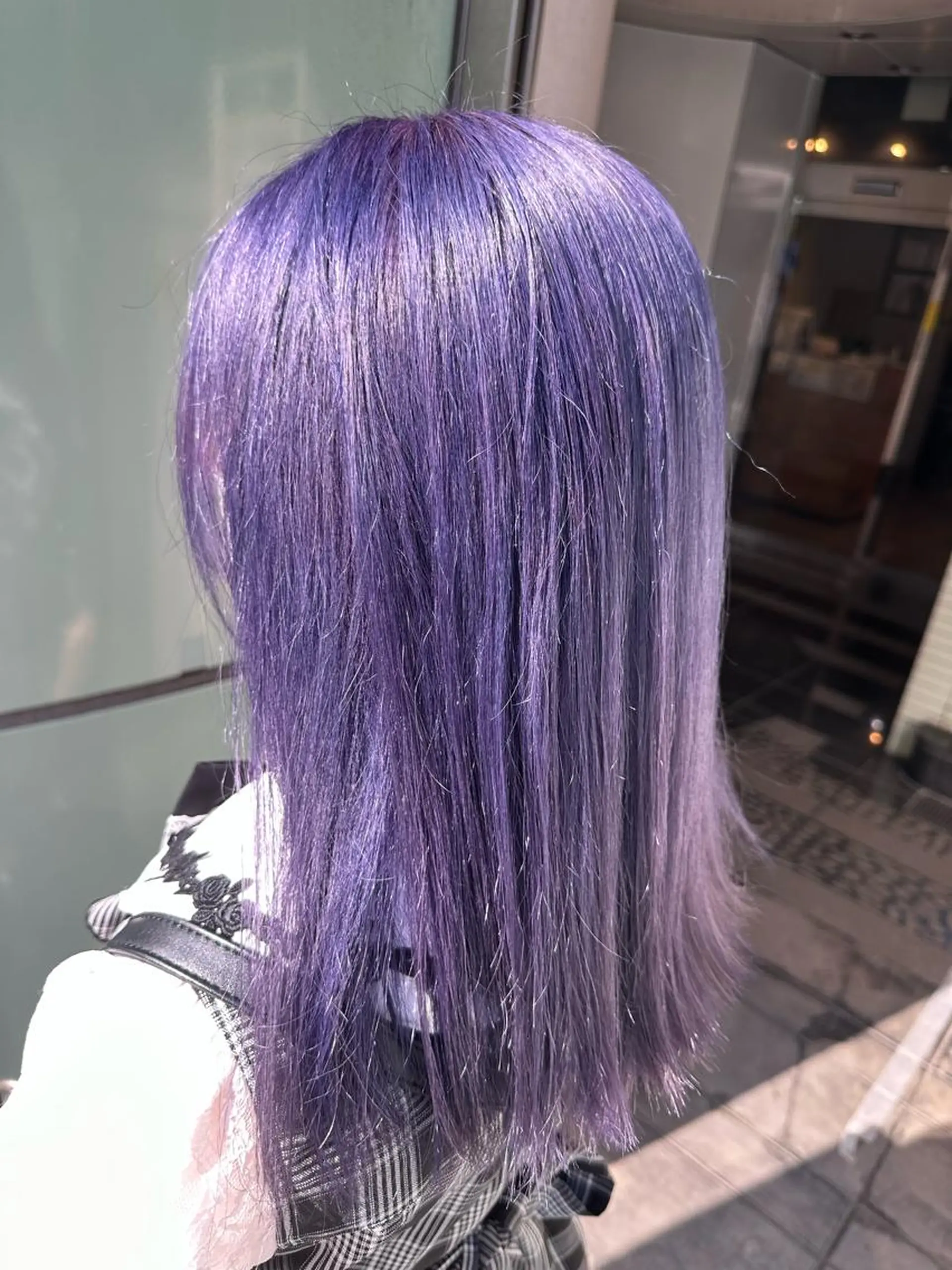 ミディアム カット ヘアカラー 宍倉 輝信のヘアスタイル