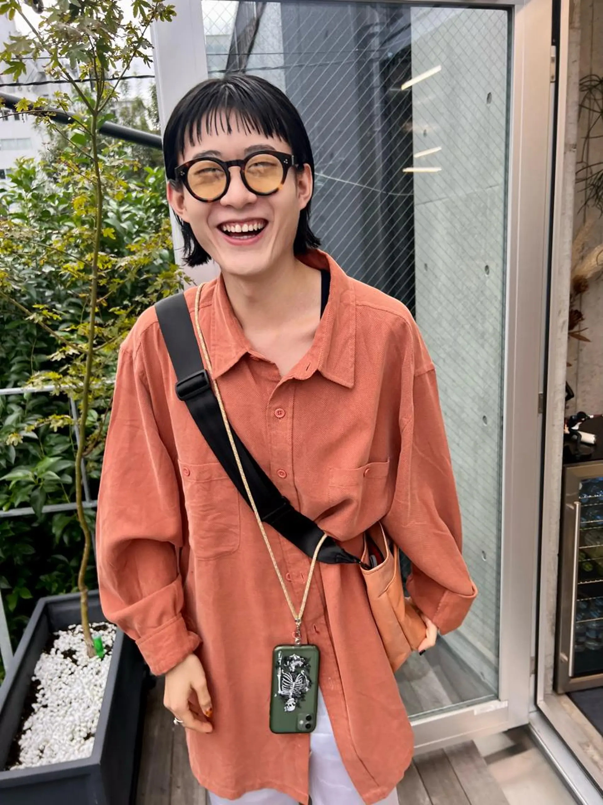 ショート ボブ オン眉 カット sakoda shunkiのヘアスタイル