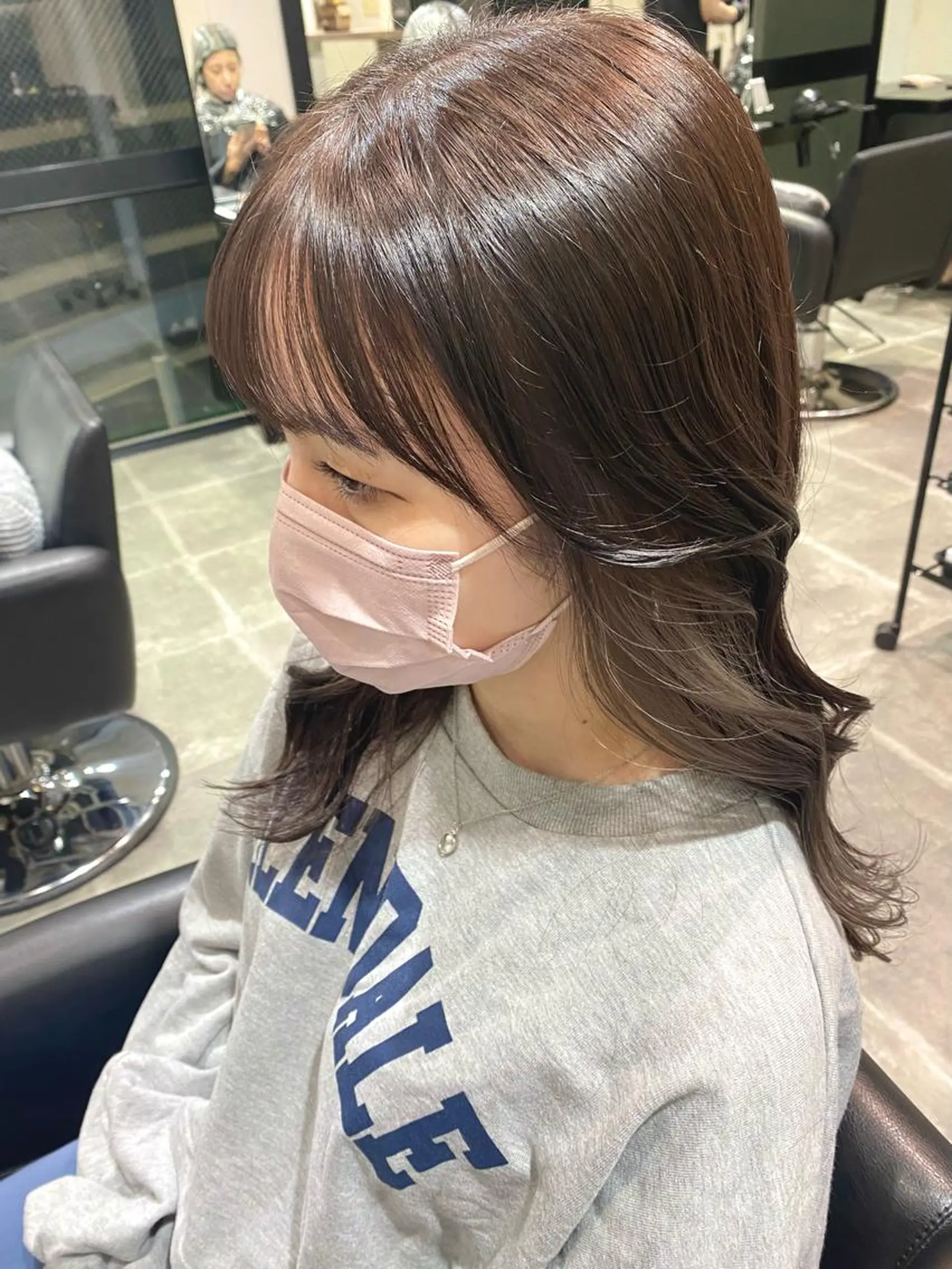 ロング カラー ヘアカラー 髪質改善/艶カラー 🎀レイヤーカットのヘアスタイル