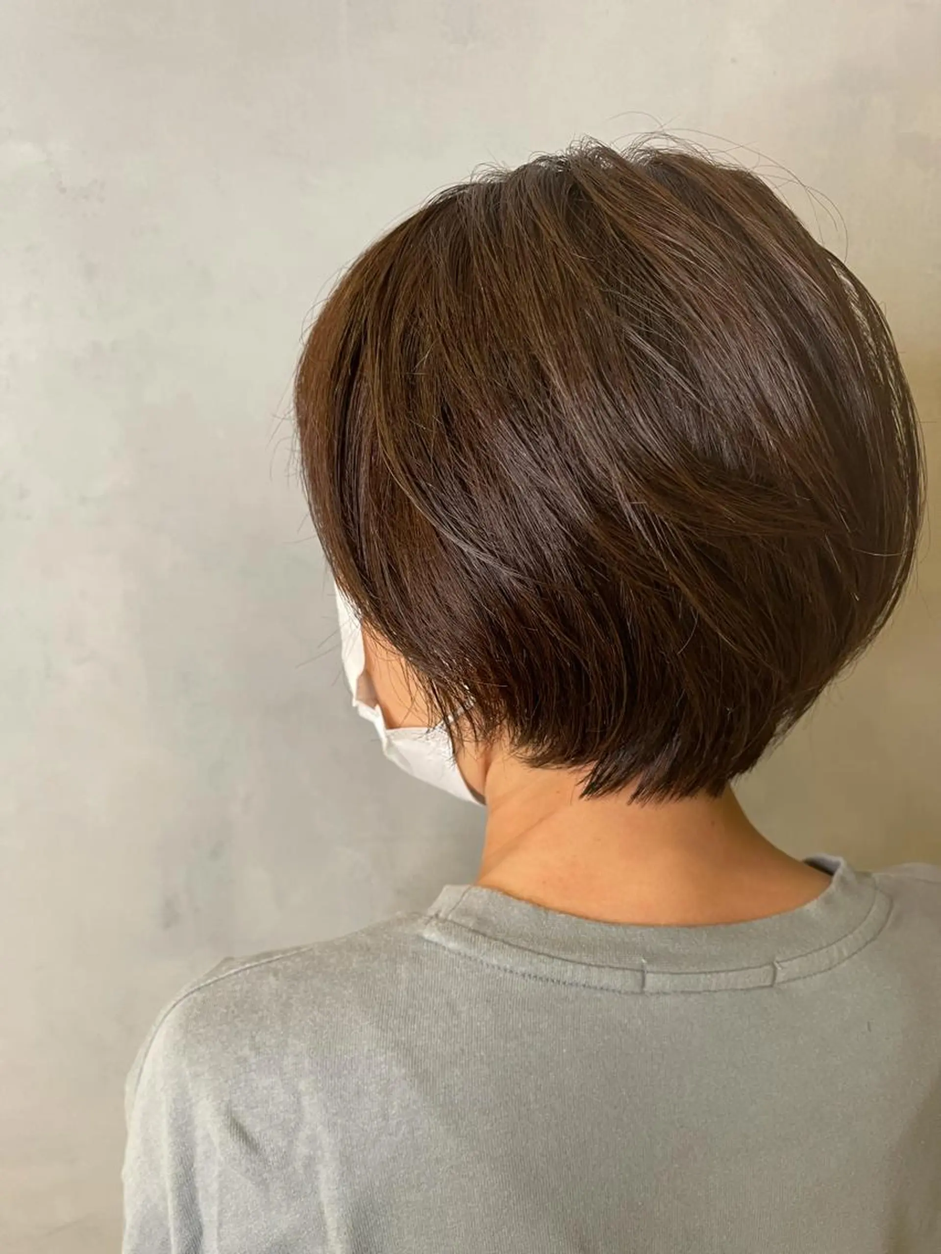 ショート まとまる美髪矯正 ×レイヤーカットのヘアスタイル