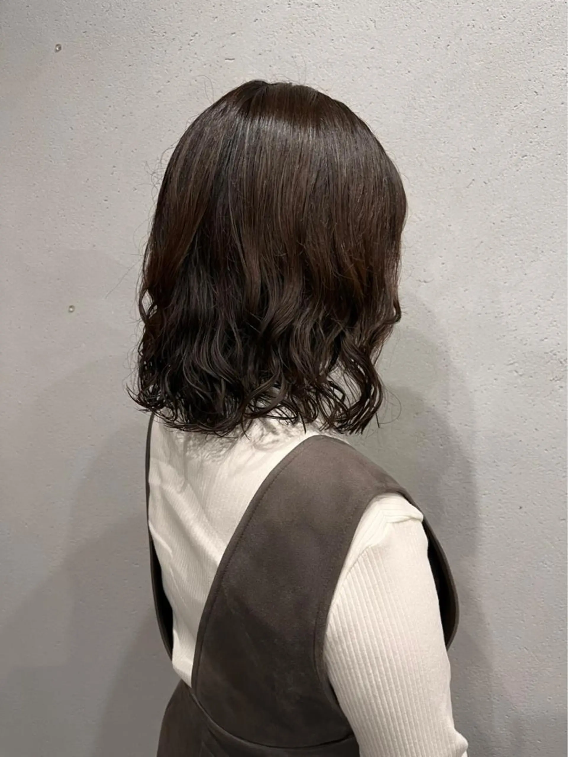 ミディアム パーマ 吉田一輝 外国人パーマのヘアスタイル