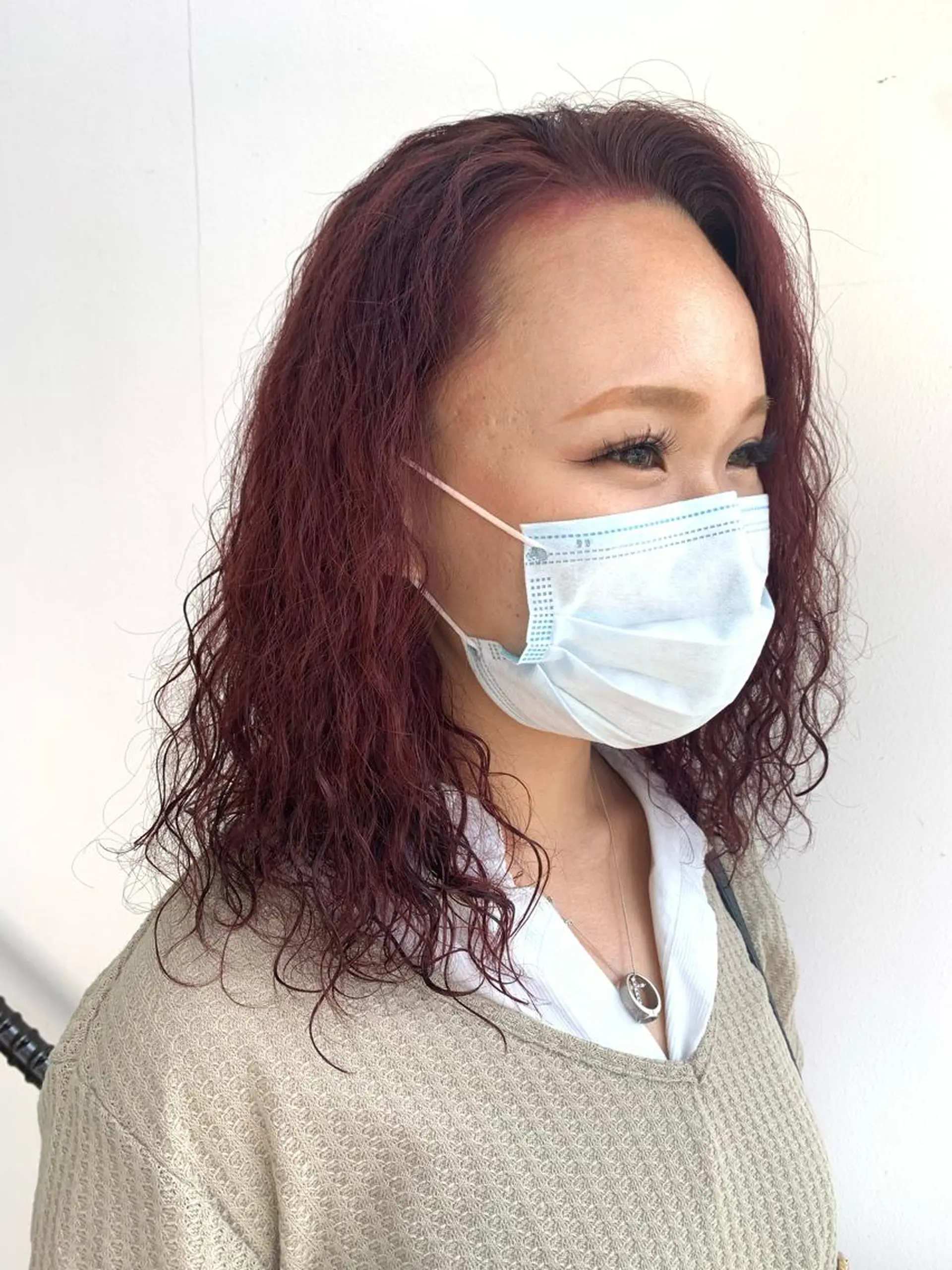 ロング カラー ピンクカラー Emma ecole /栄/RIOのヘアスタイル