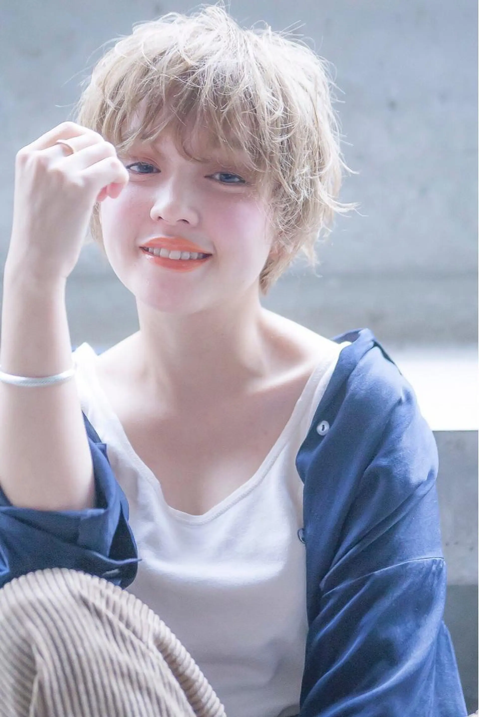 ショート カラー 艶髪/レイヤーカット 髪質改善/清水のヘアスタイル