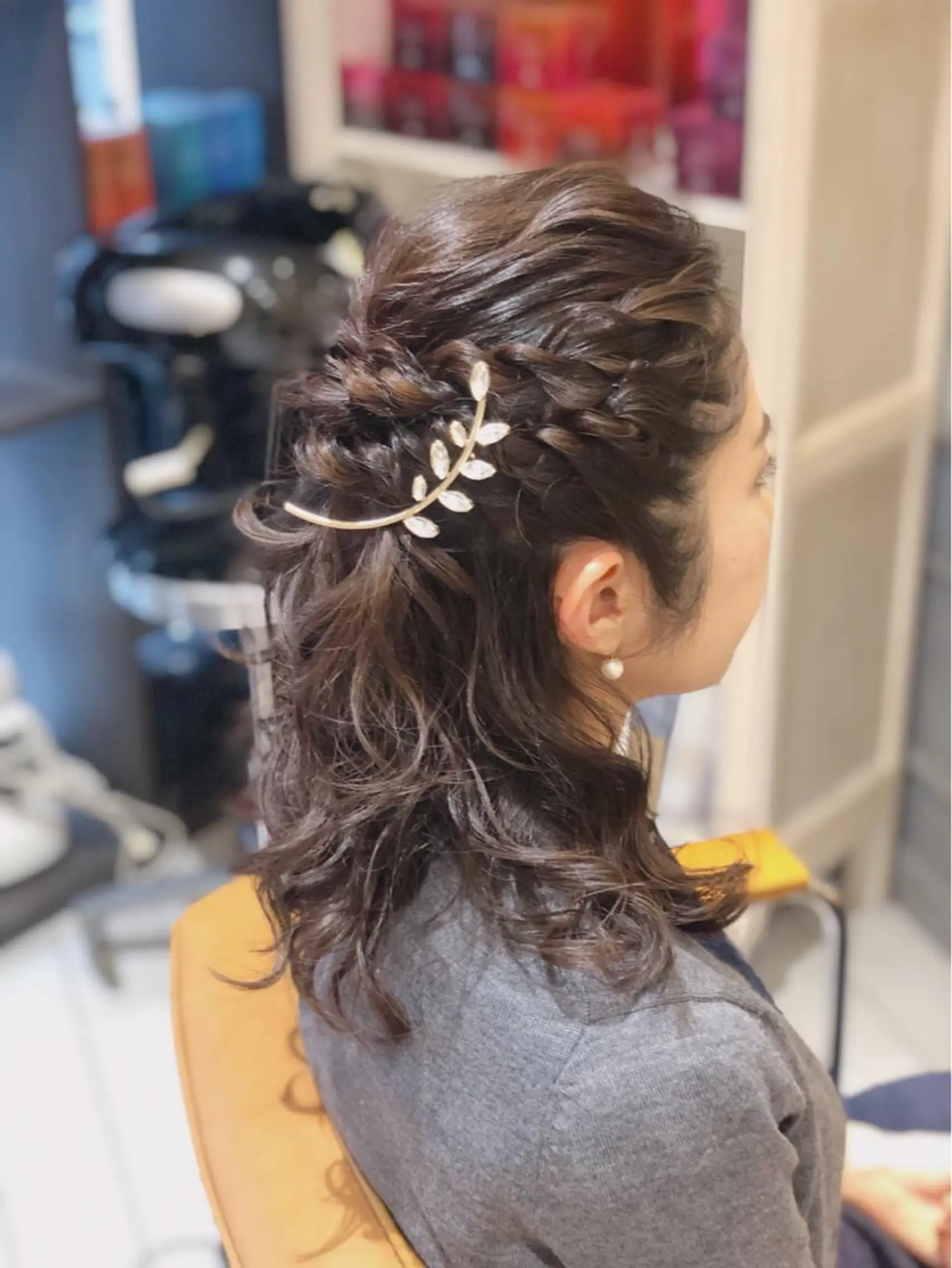 ミディアム ボブ ヘアセット MeL 横浜/ ＭＩＨＯのヘアスタイル