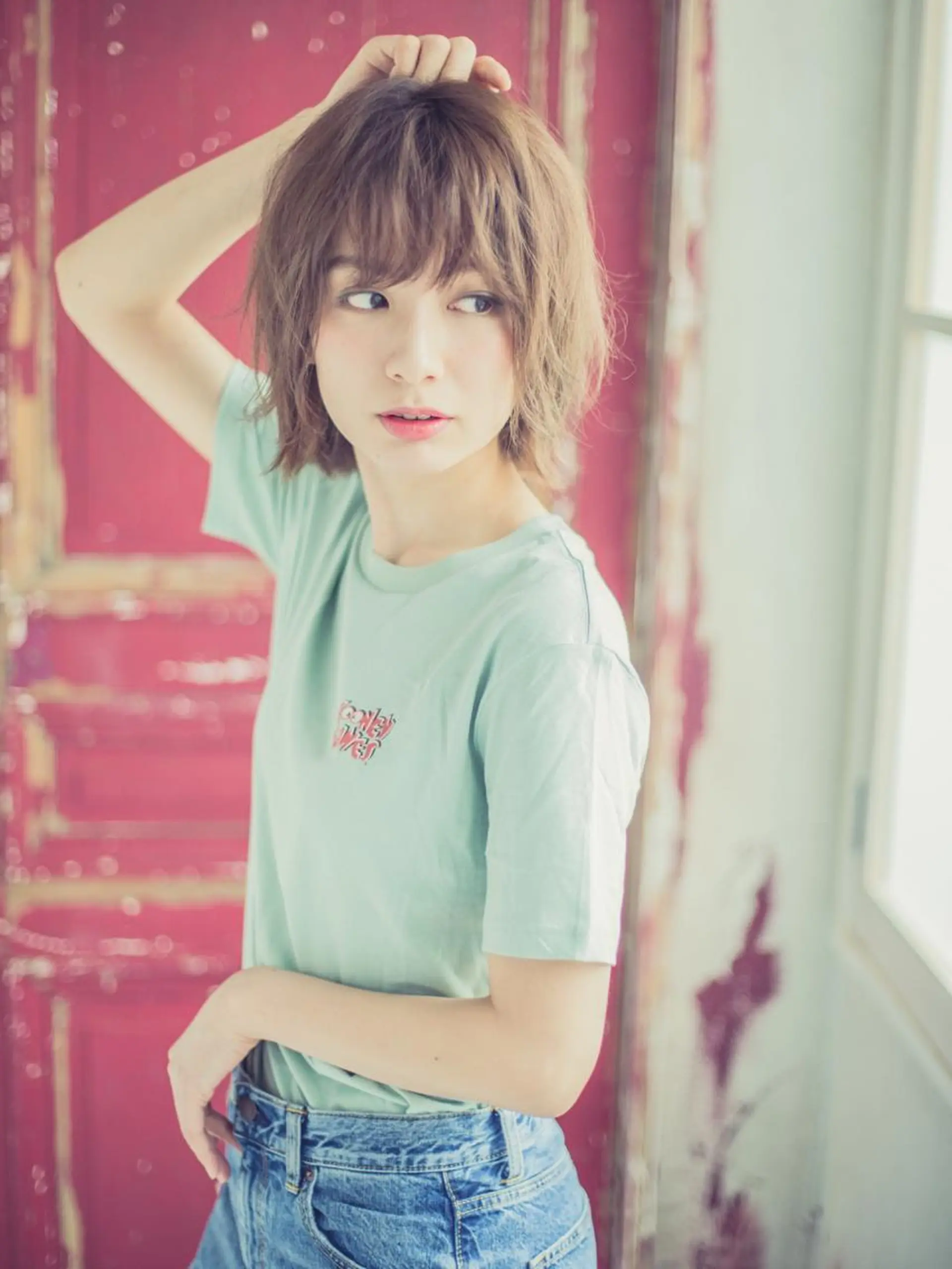 ショート カラー UMEDA FIGAROのヘアスタイル