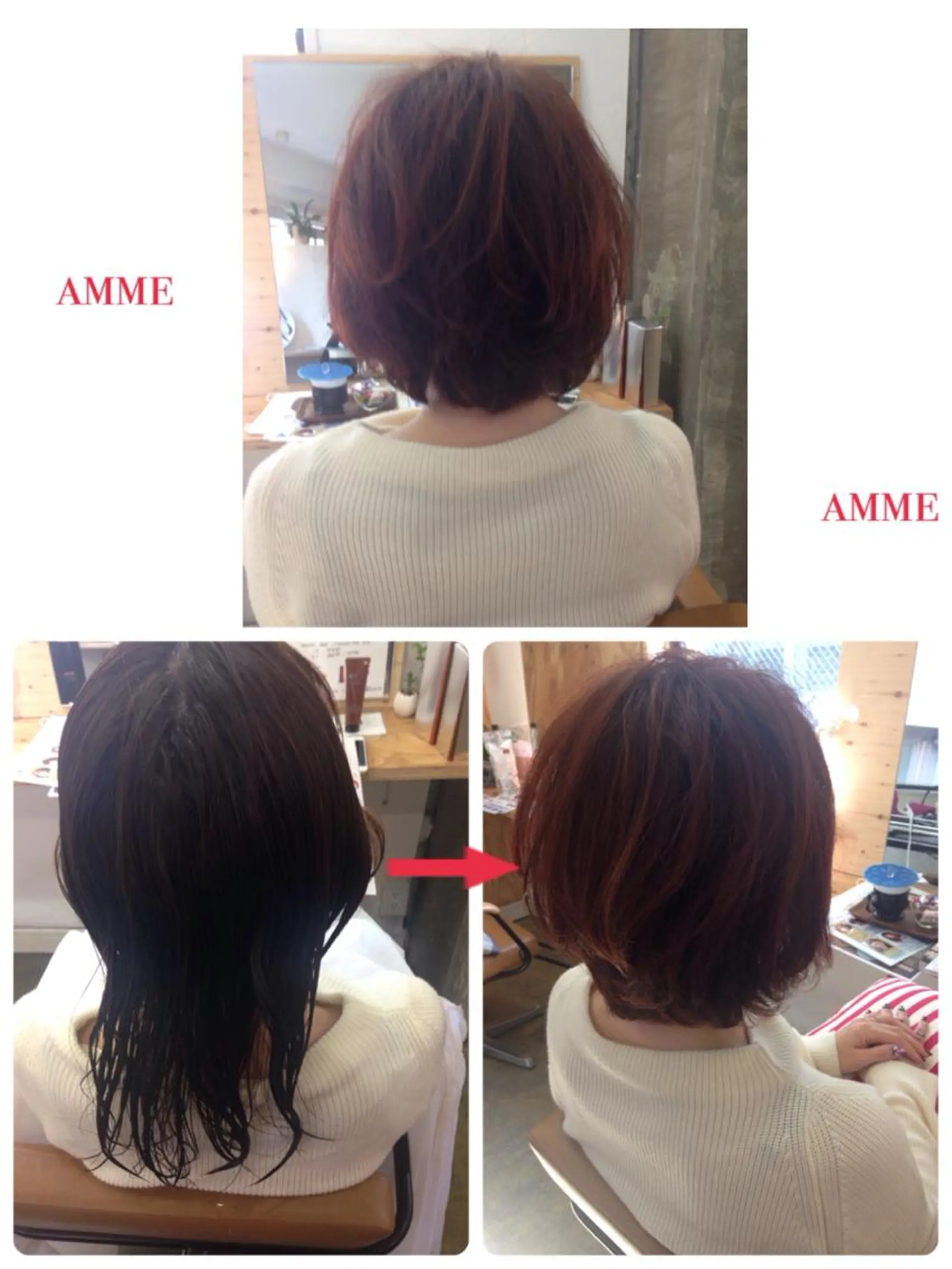 ミディアム カラー 💎髪質改善💎 デザイナーshinのヘアスタイル