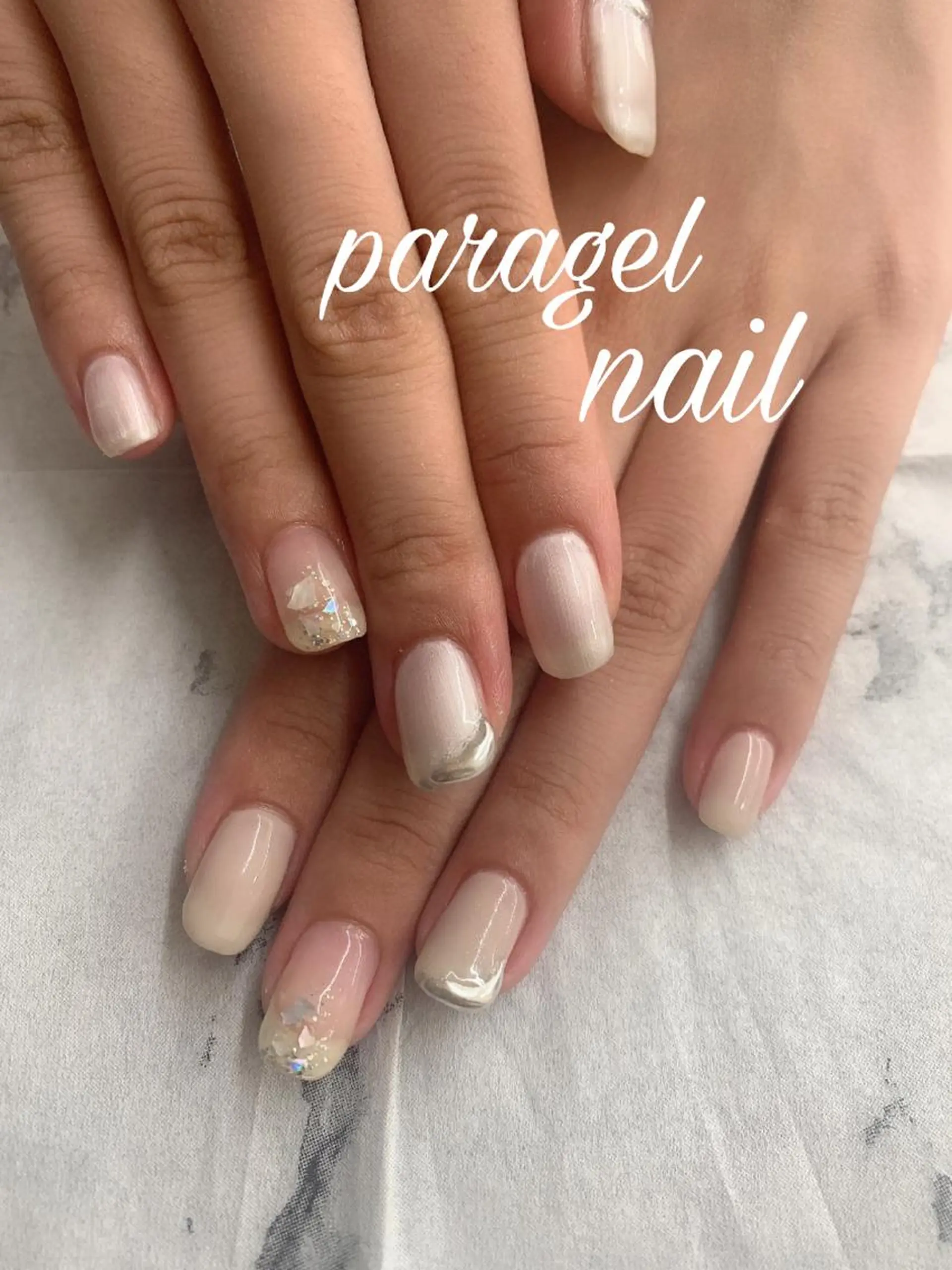 ネイル ホワイト nail＊ runa🌻のネイルデザイン