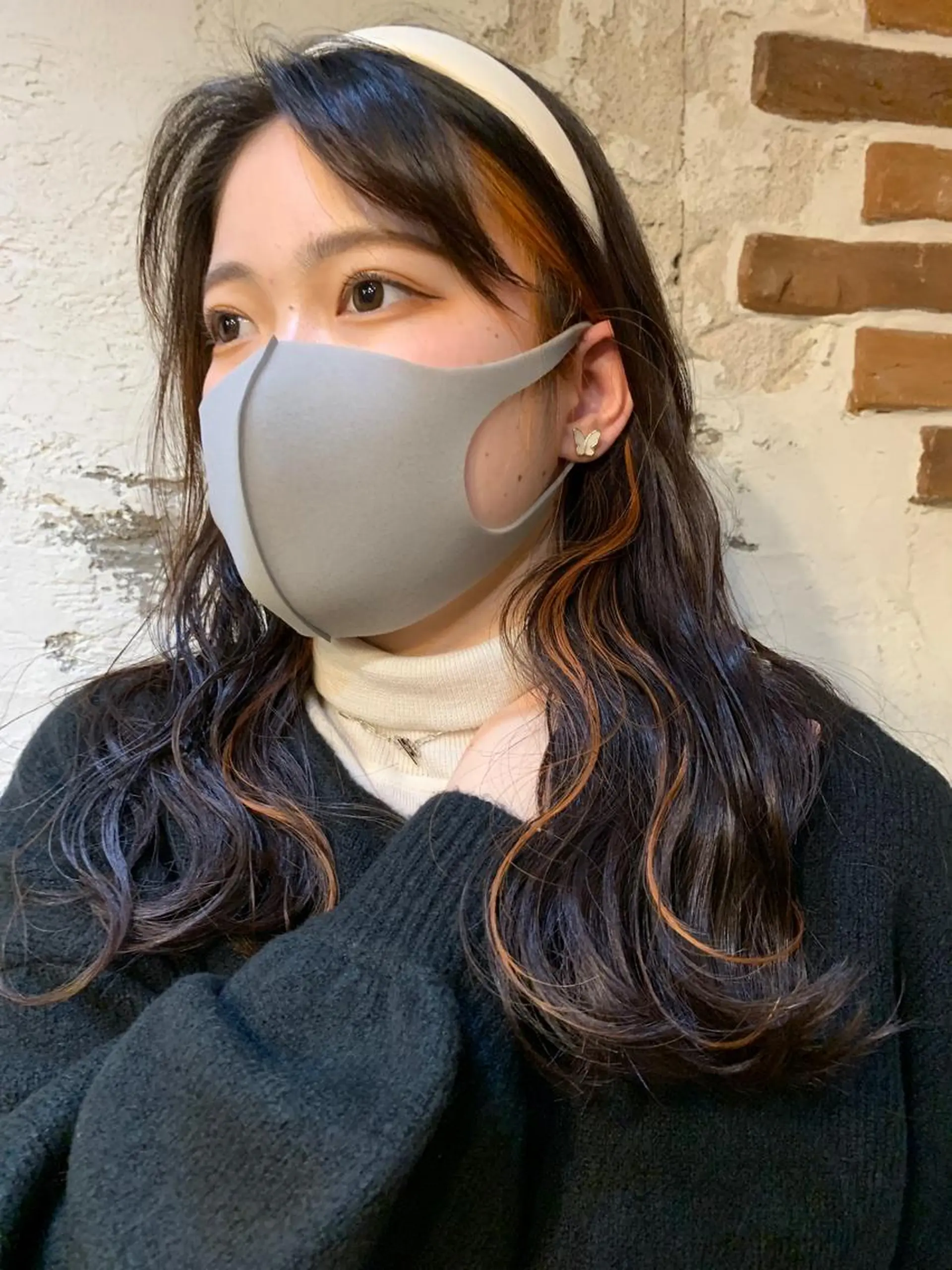 セミロング カラー イヤリングカラー 【完全マンツー 恵比寿】佐藤 翔のヘアスタイル