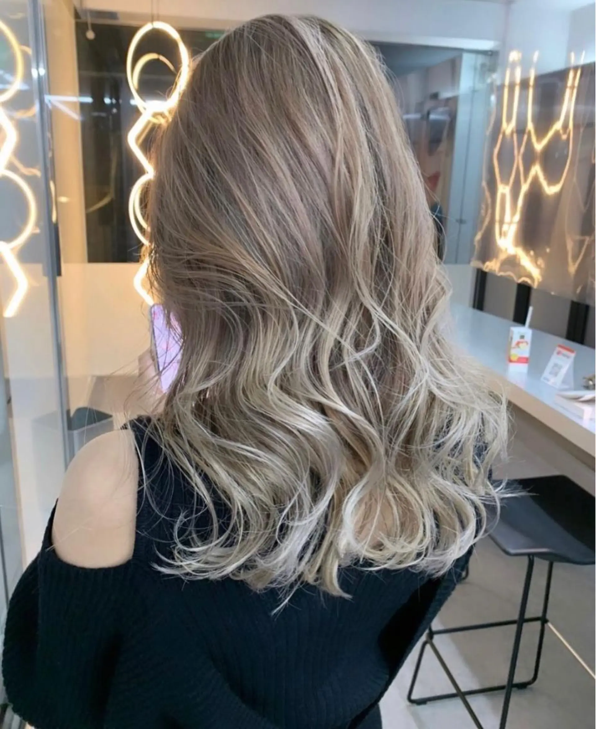 ミディアム カラー ヘアカラー fuuka/ ハイトーン/海外ヘアのヘアスタイル