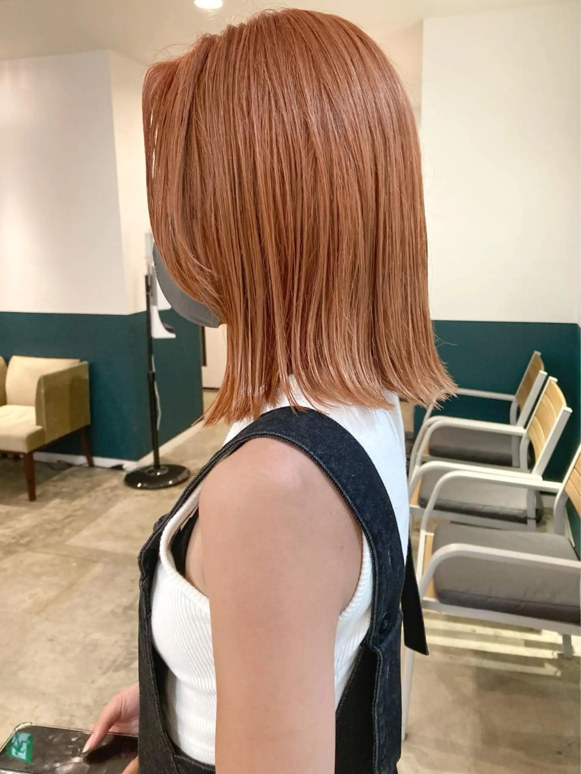 ミディアム ボブ カット ヘアカラー カラーリスト菅野 竜矢🌈のヘアスタイル