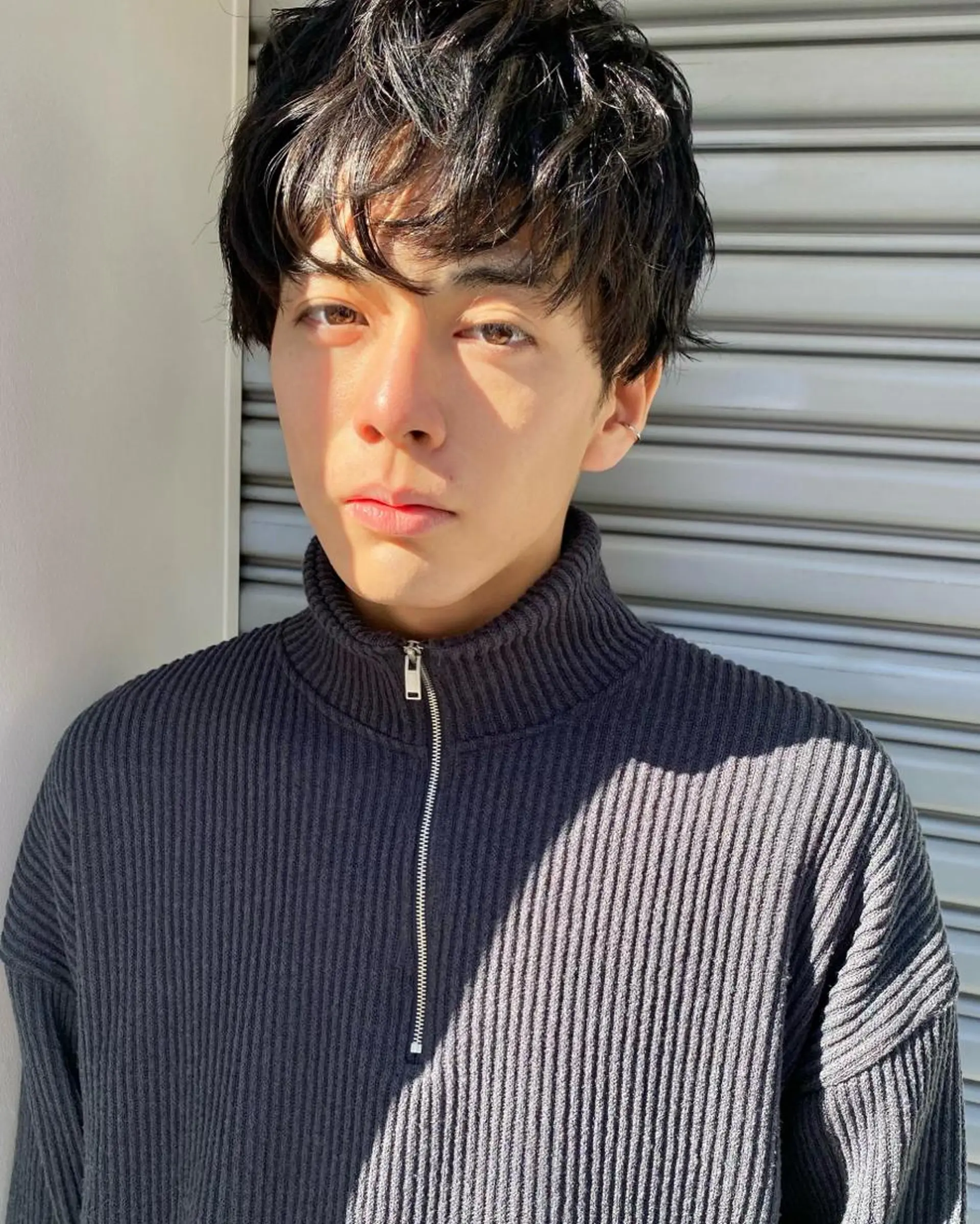 ショート パーマ メンズ カット ヘアカラー 似合わせカラーパーマ 🌿kitin米川のヘアスタイル